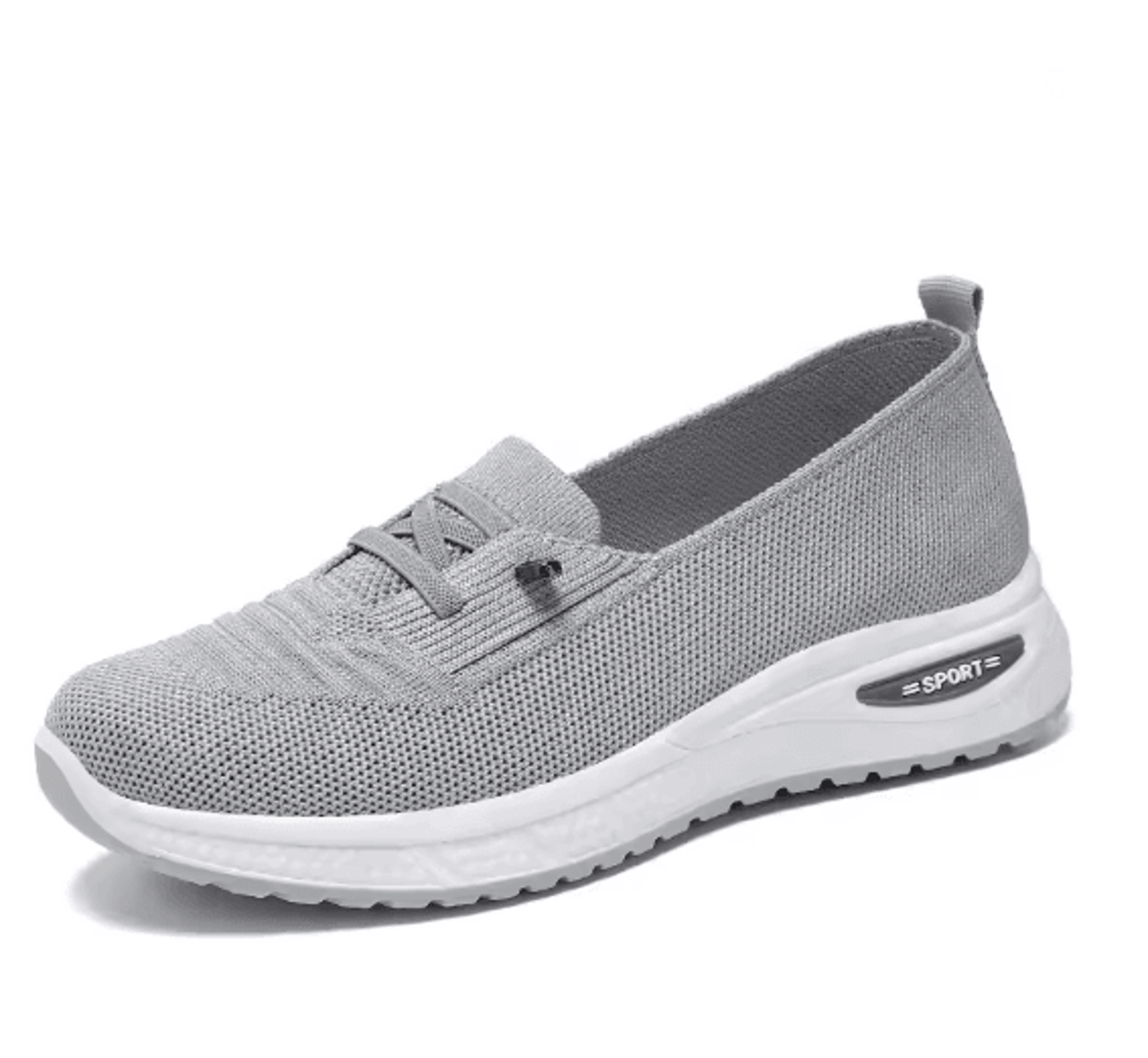 Womens Breathable Mesh Slip On Sneakers Orthopedic Platform Trainers 4