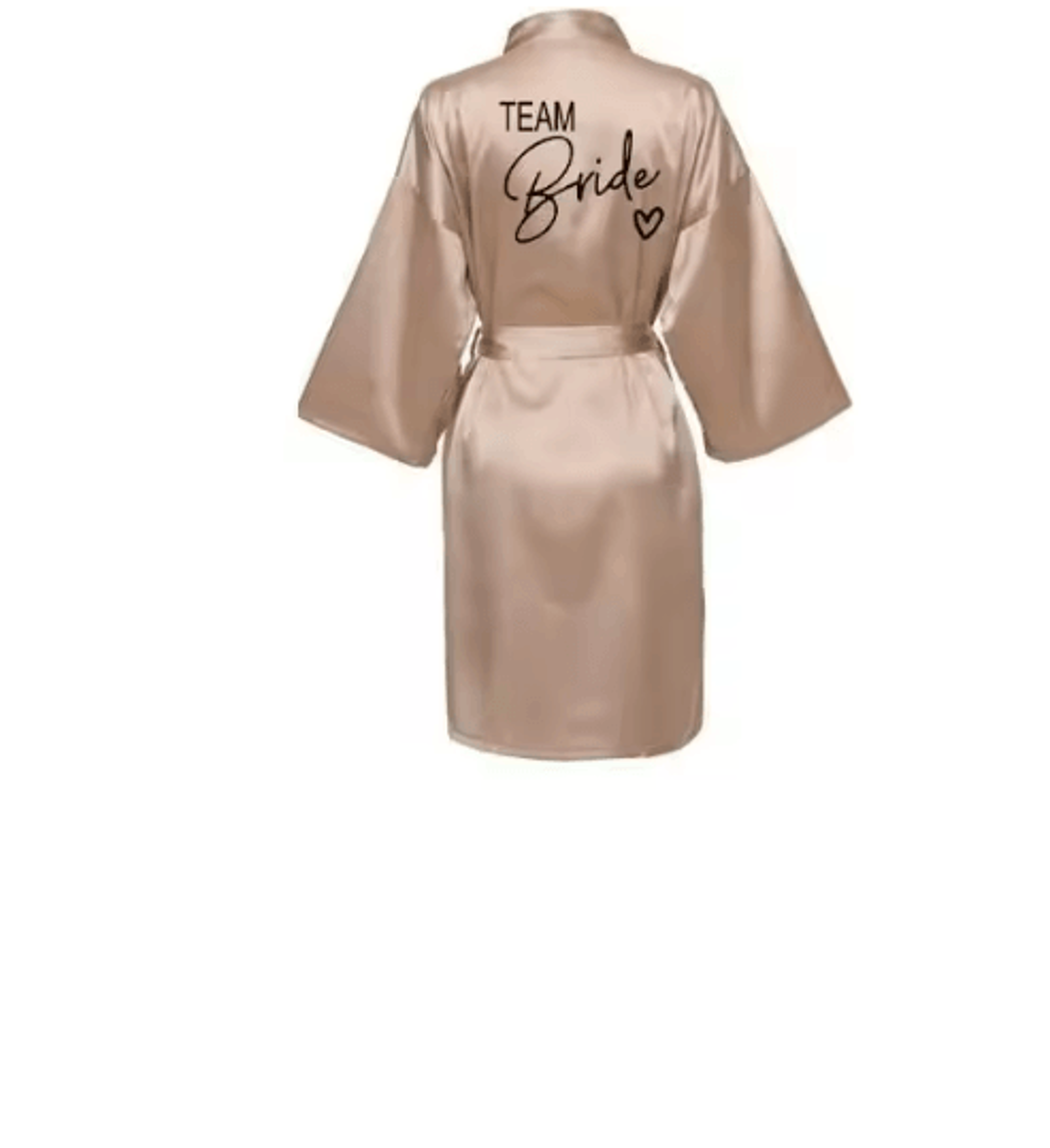 Team Bride Satin Kimono Robe For Bridal Party And Wedding Morning 6