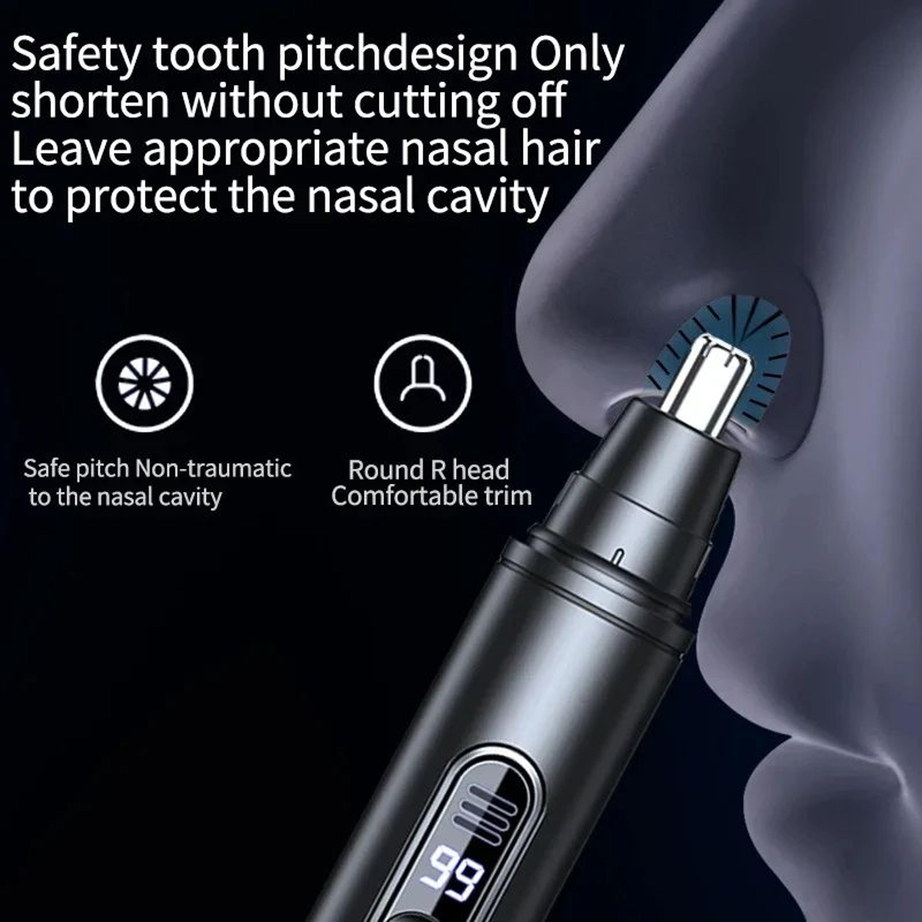 TrimEase Mini Pocket Nose Hair Trimmer For Men And Women Waterproof Painless Grooming Tool 3