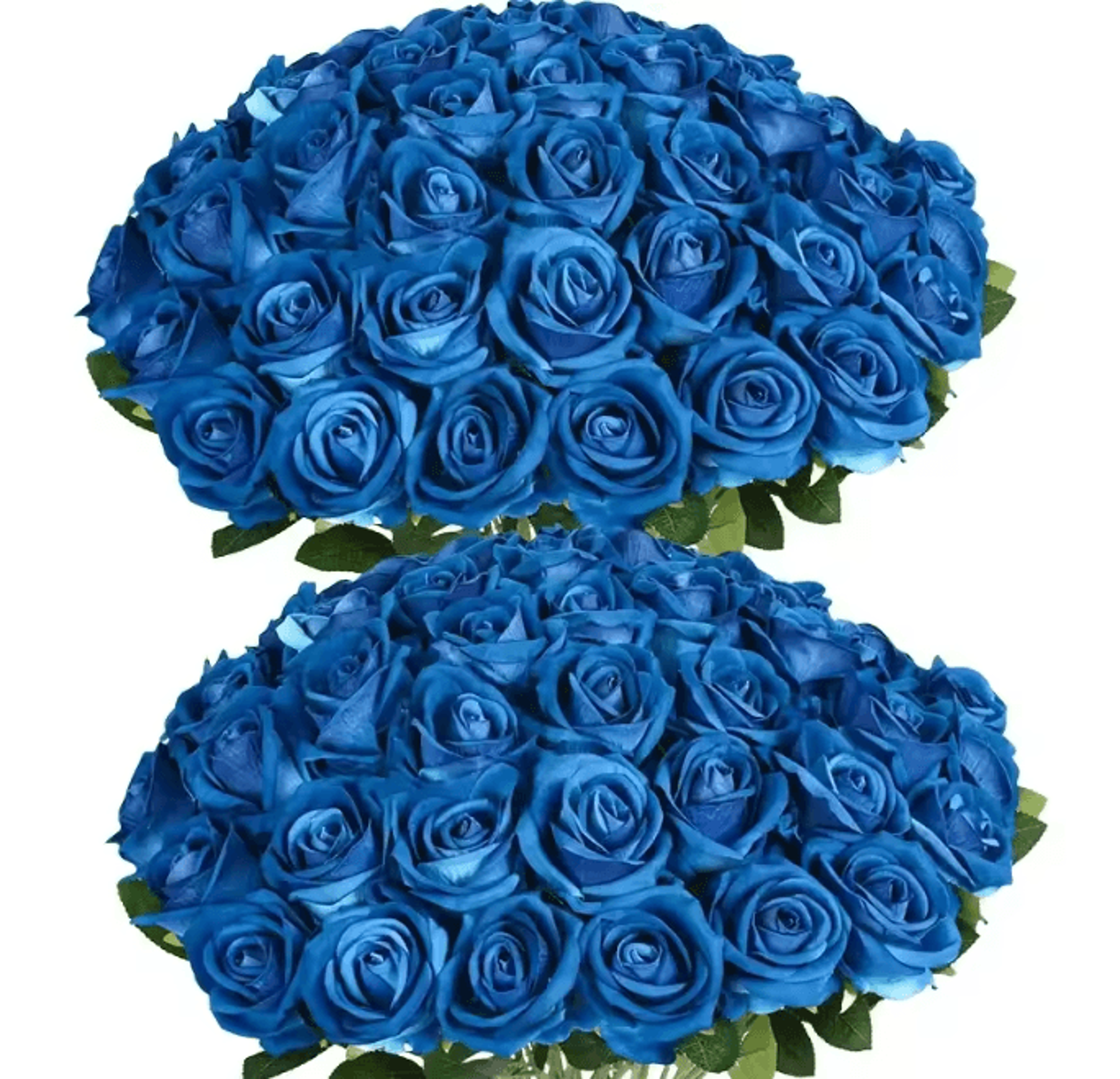50 Piece Real Touch Artificial Roses Velvet Fake Rose Flowers For DIY Wedding Decor 8