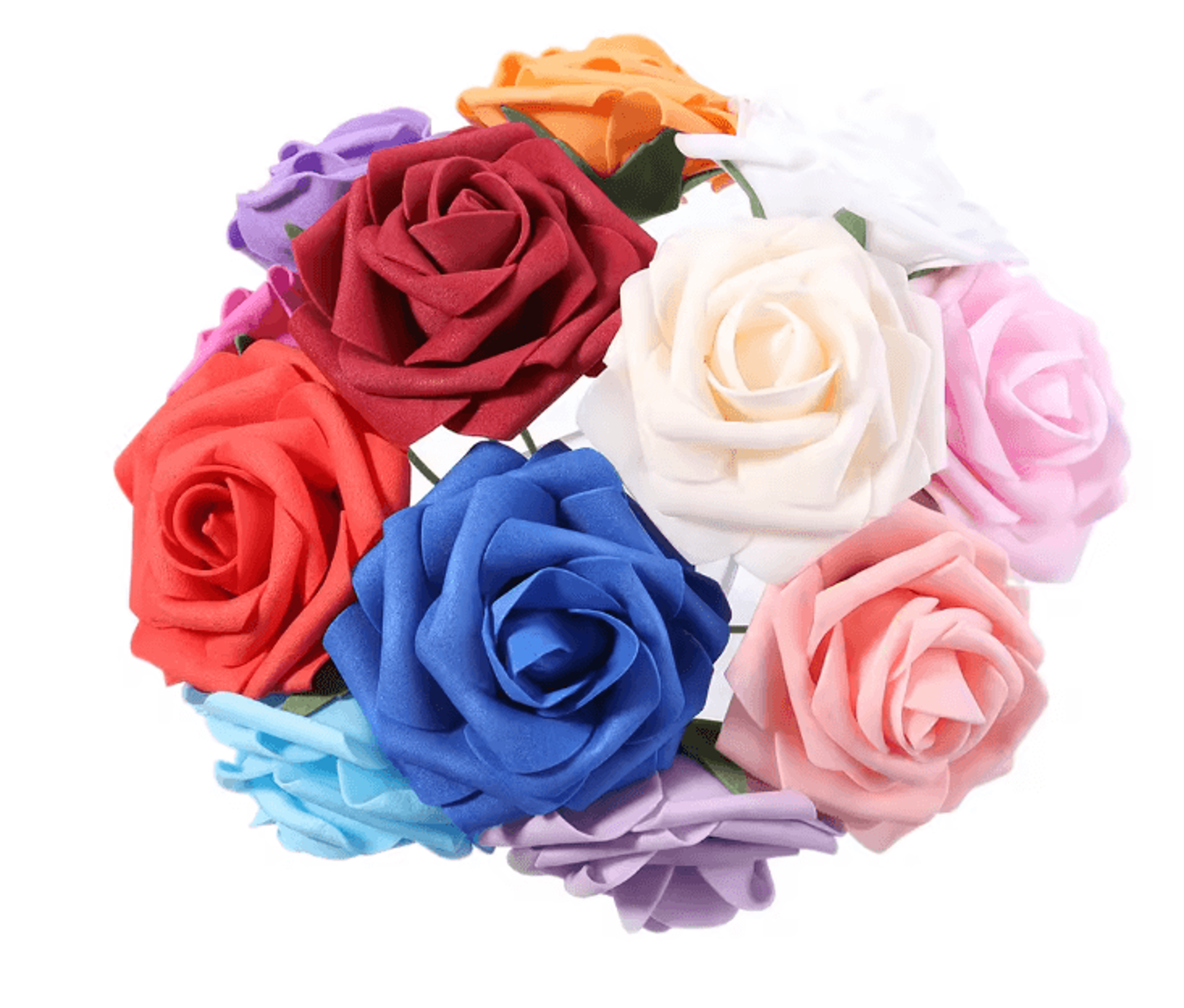 Artificial Foam Rose Flowers 75cm PE Simulation Roses For DIY Wedding Decor 2