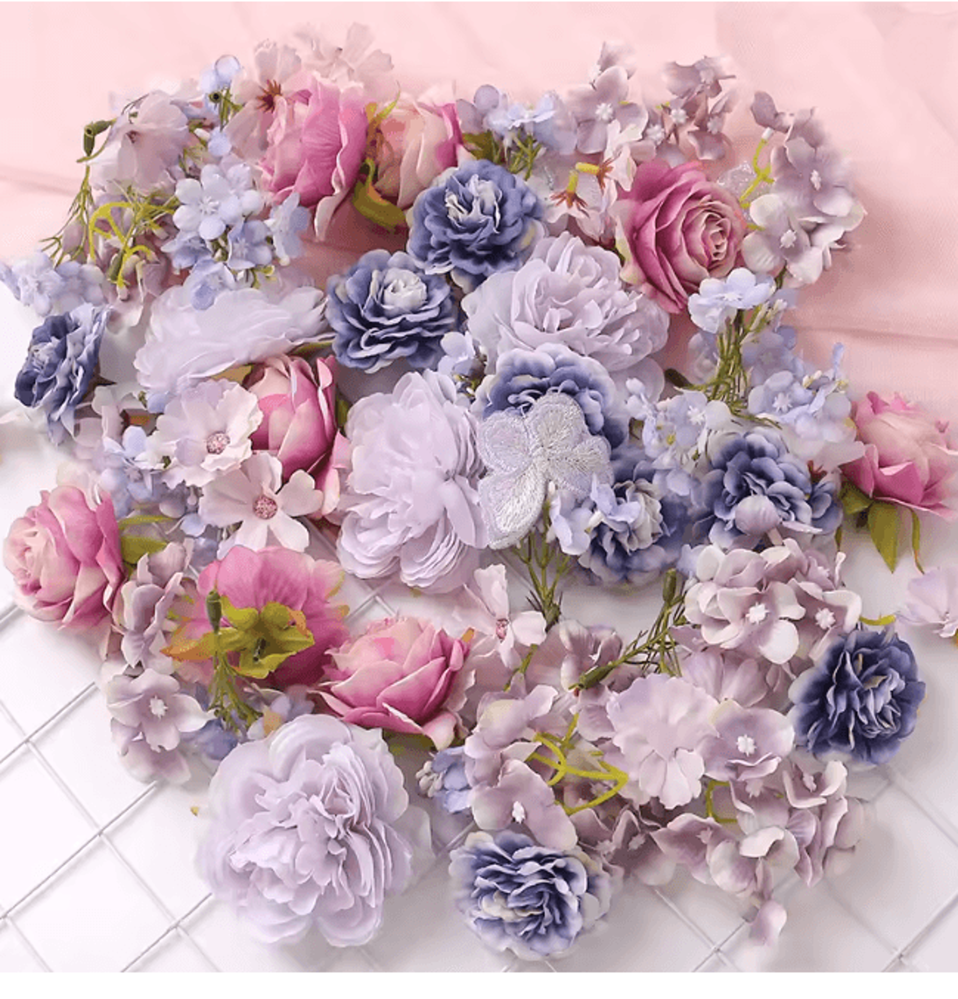 european style artificial silk rose flowers for wedding and diy decor