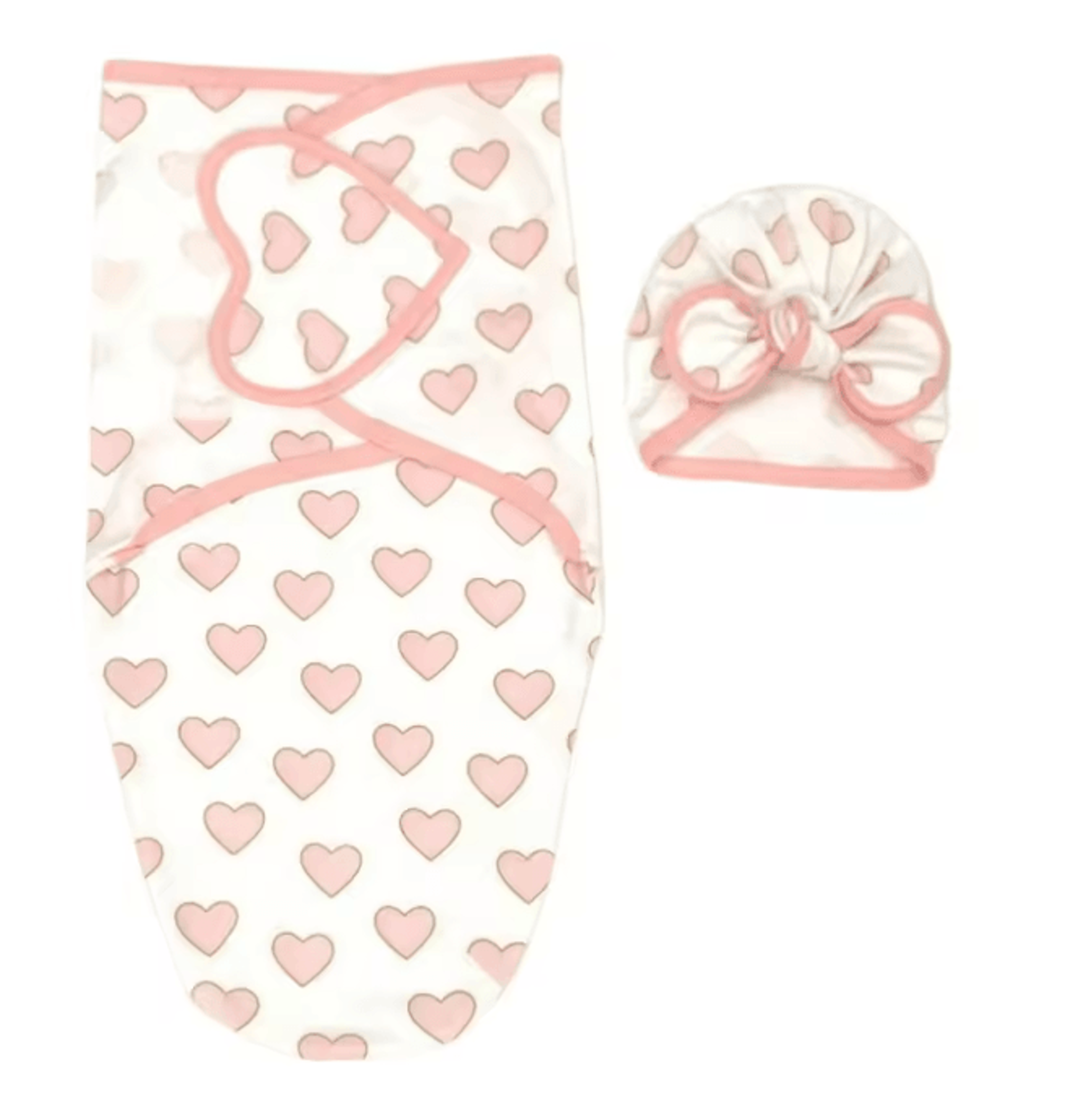 BlossomBow Newborn Photography Blanket And Hat Set 4