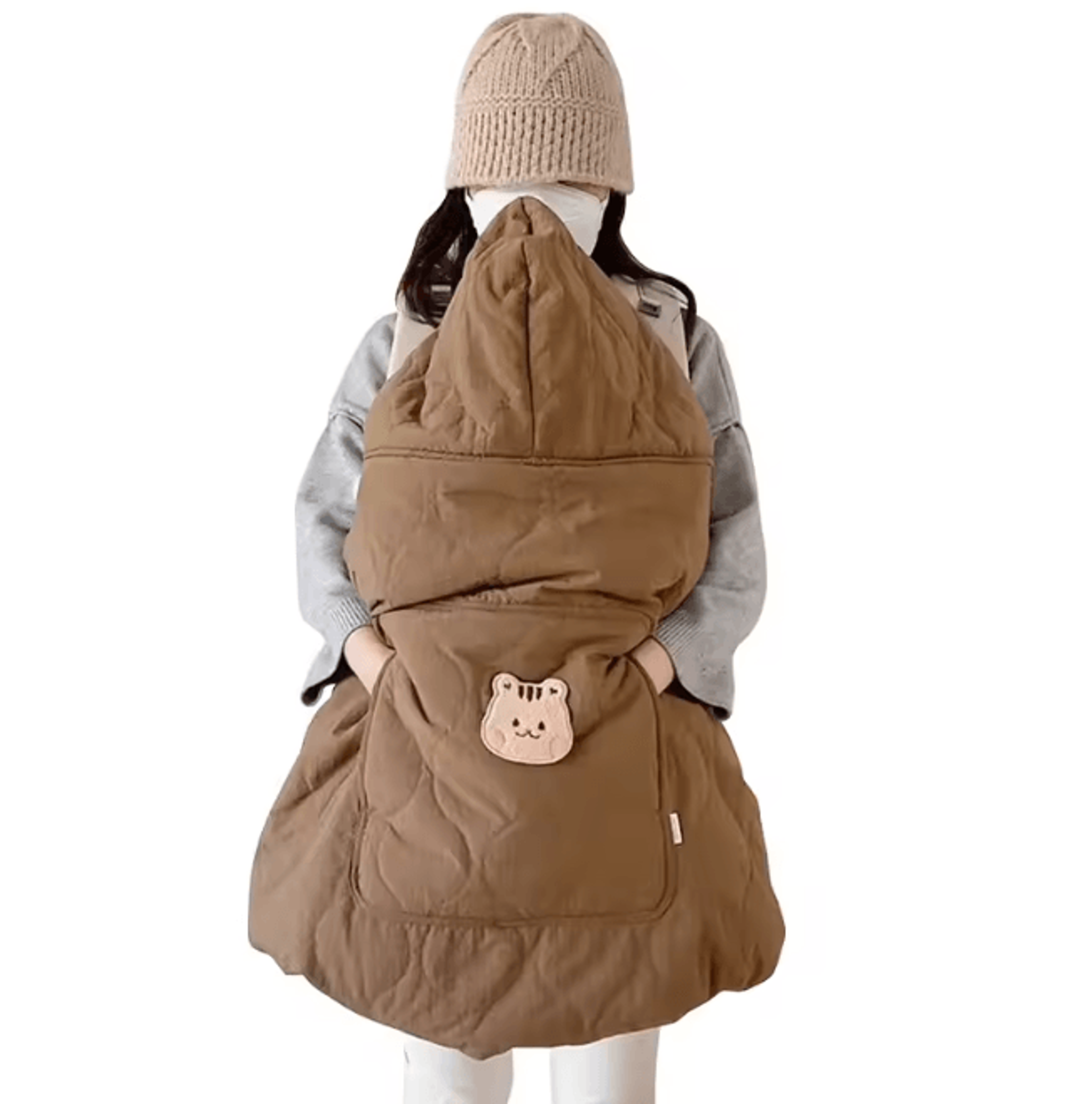 CozyNest Hooded Baby Stroller Blanket Swaddle Wrap 5