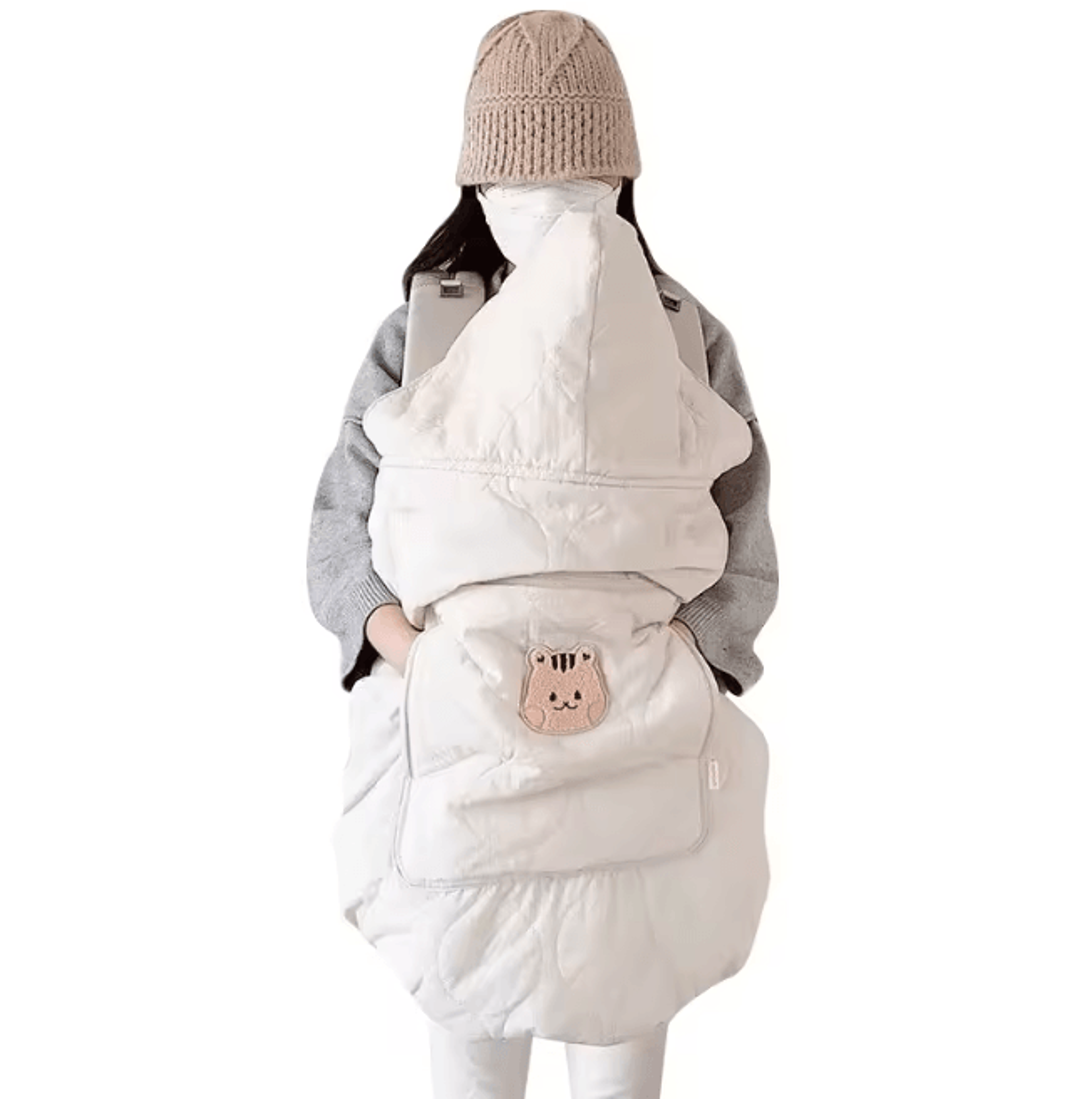 CozyNest Hooded Baby Stroller Blanket Swaddle Wrap 6