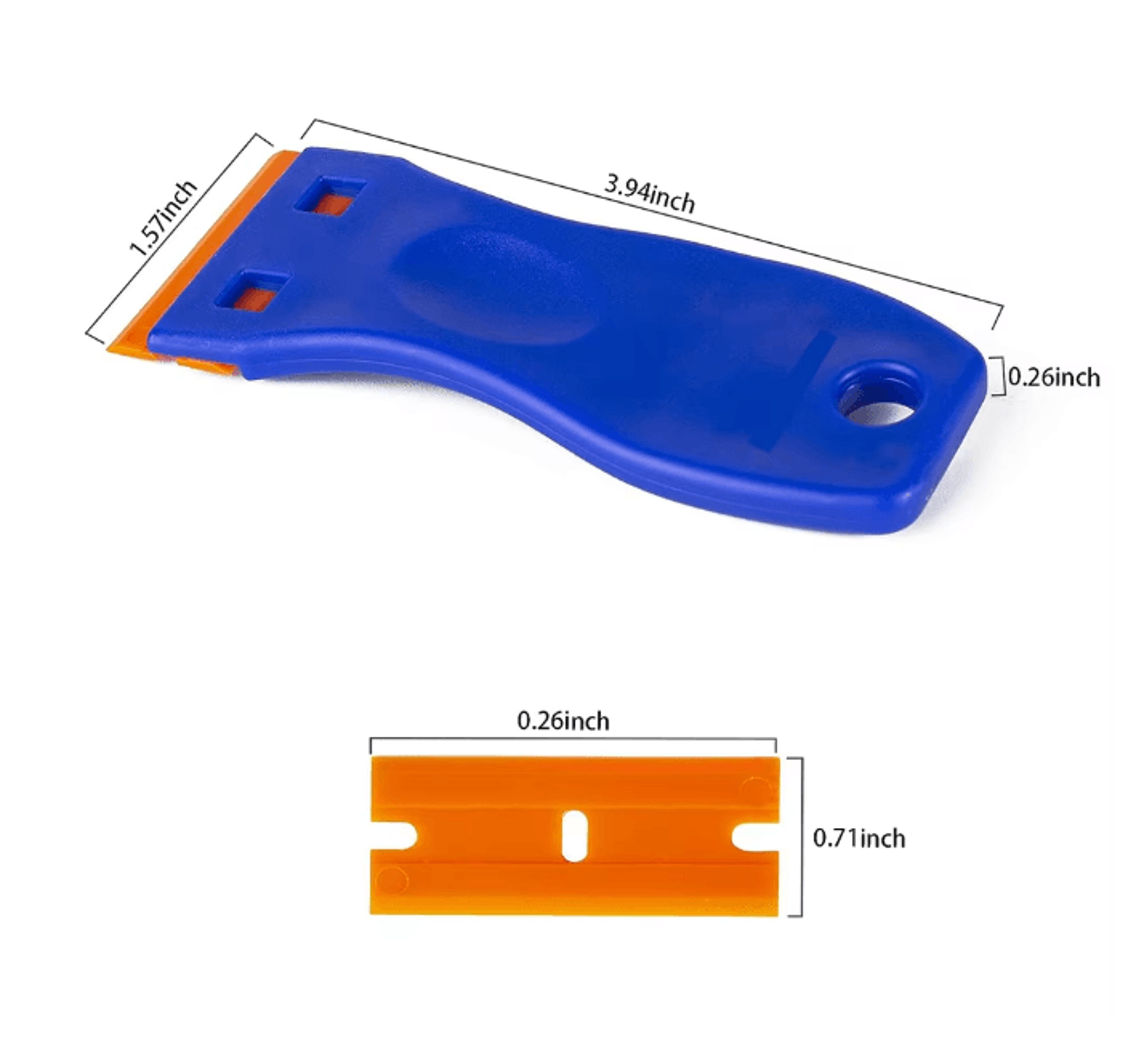 SafeEdge Plastic Razor Blade Scraper Tool With Replaceable Blades 1
