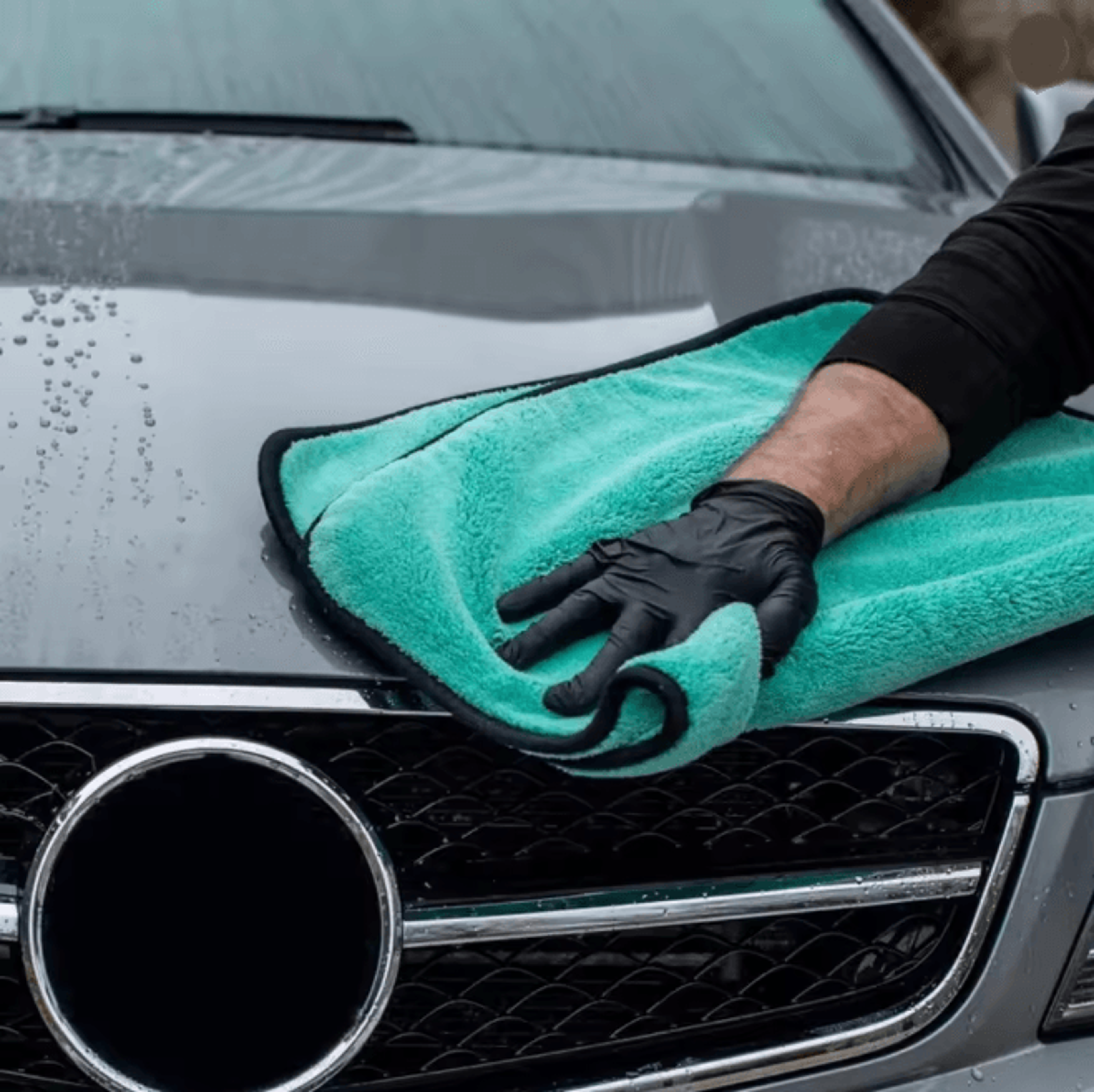 plushpro 1400gsm microfiber car drying towel deluxe coral fleece cloth