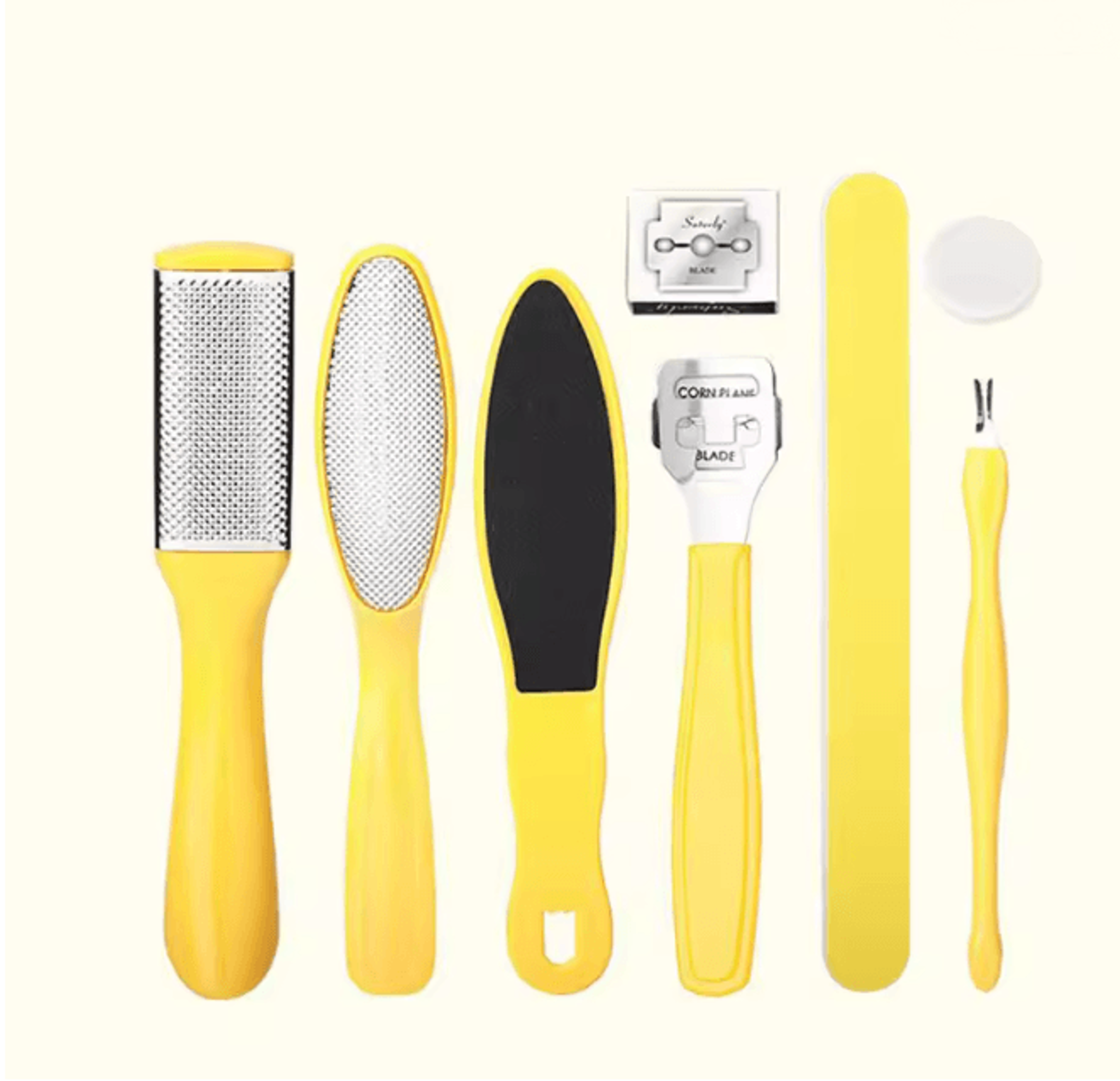 SmoothStep 8 Piece Foot Callus Remover Pedicure Kit 4