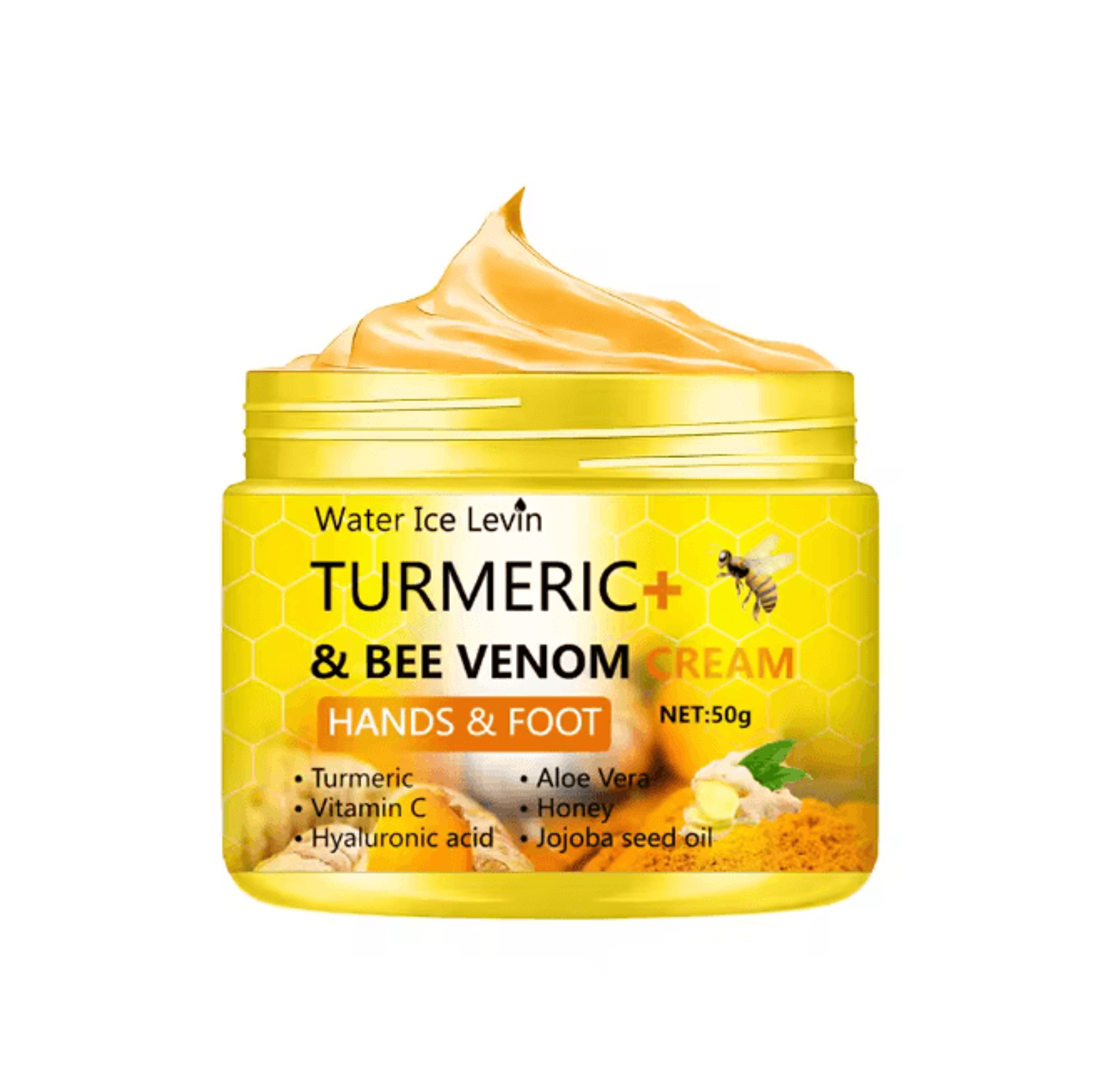 HealGlow Turmeric Bee Venom Foot And Hand Repair Cream 4