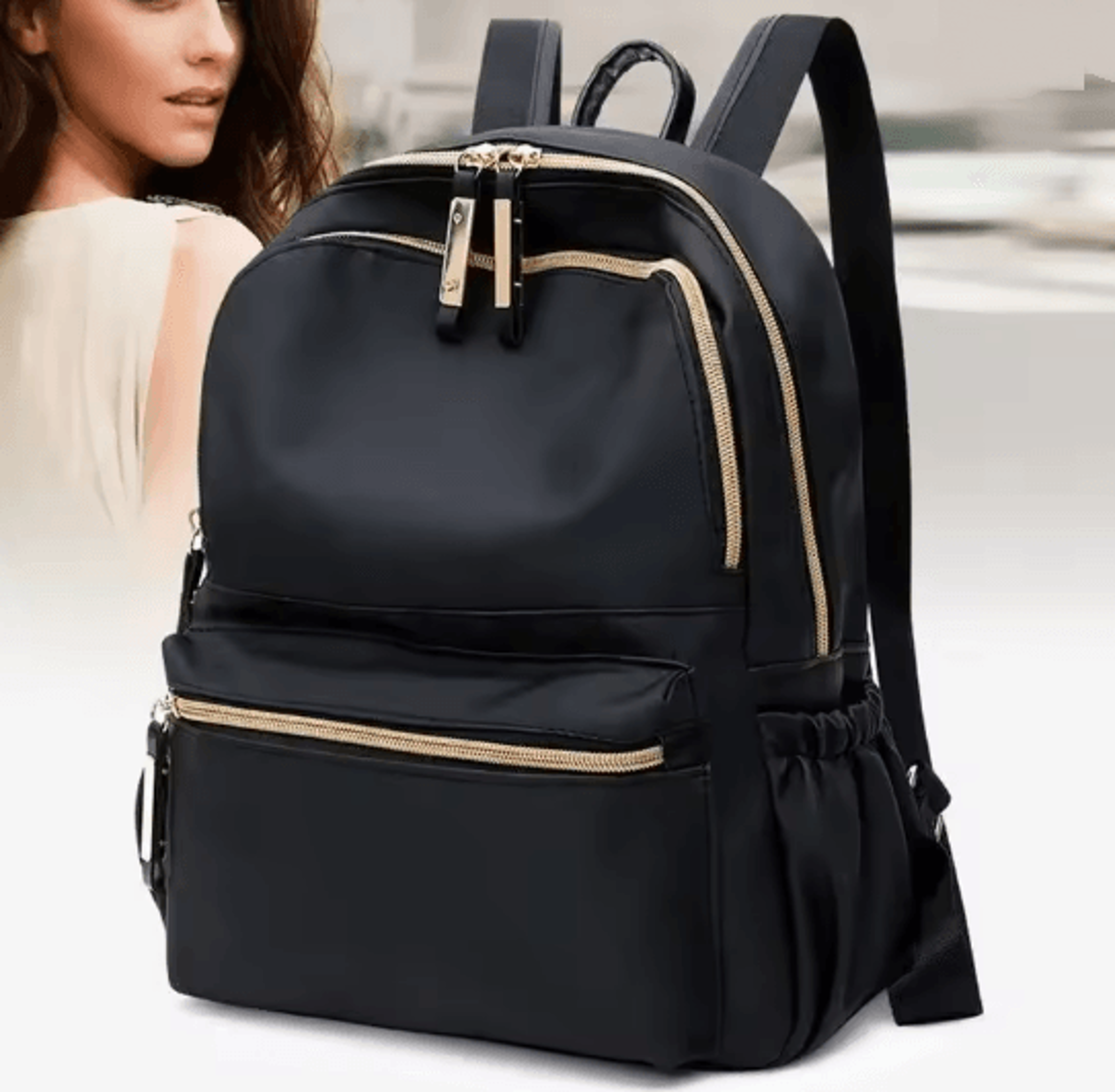 Waterproof College Laptop Backpack For Women With High Capacity Design 3