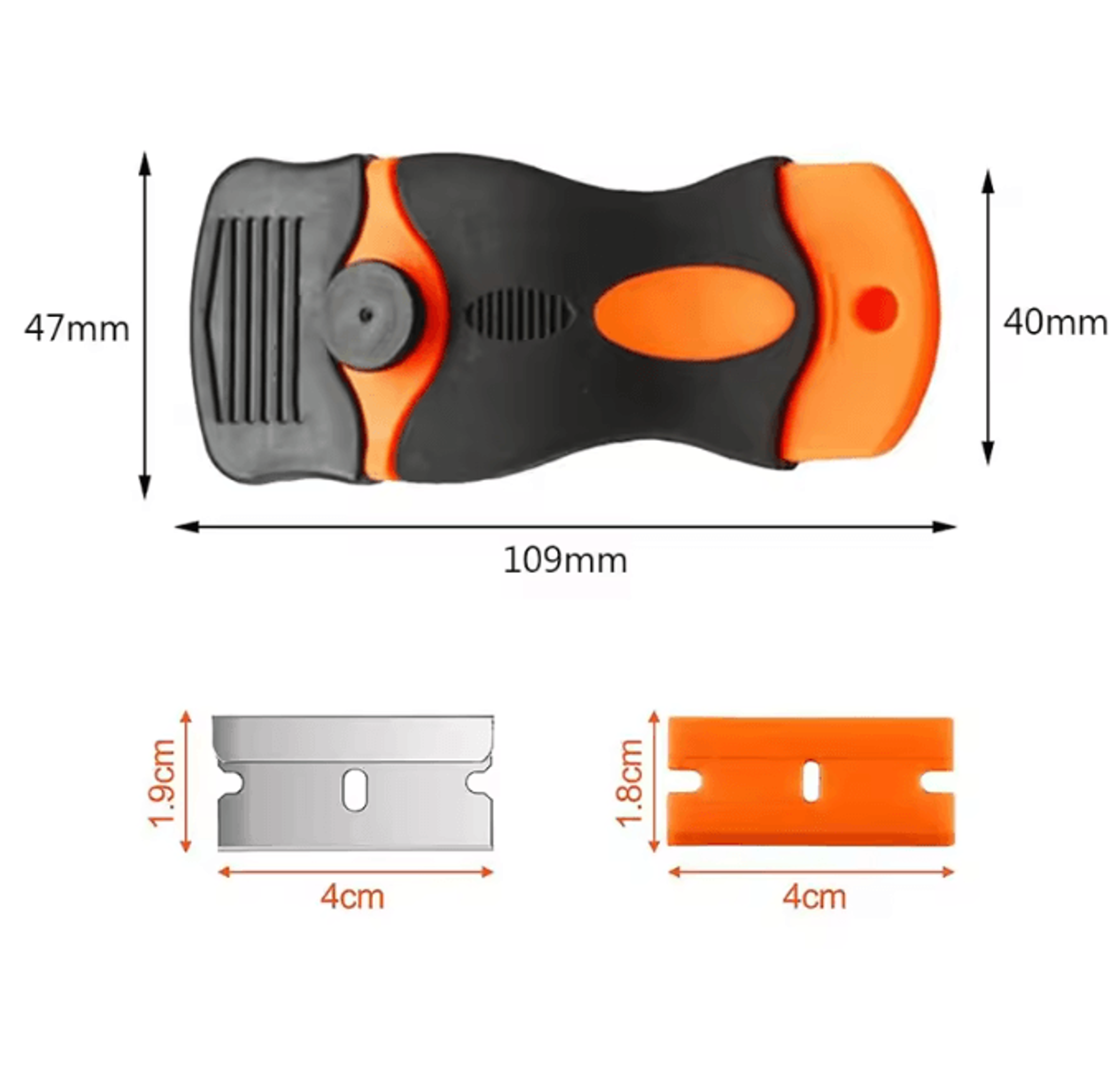 Precision Edge Mini Razor Blade Scraper For Glass And Sticker Removal 2