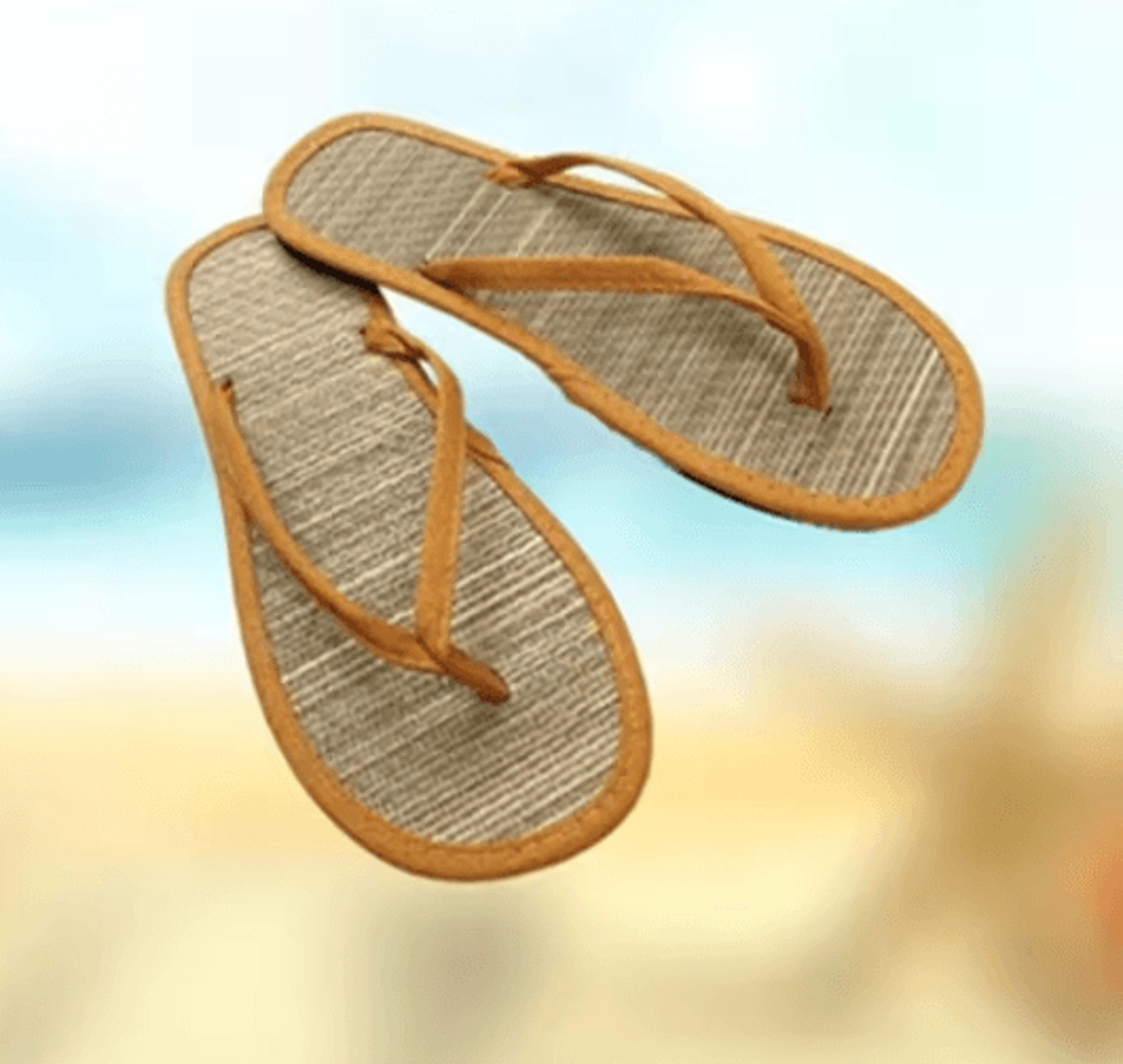 BambooEase Women Flat Flip Flops Non Slip Rattan Sandals 2