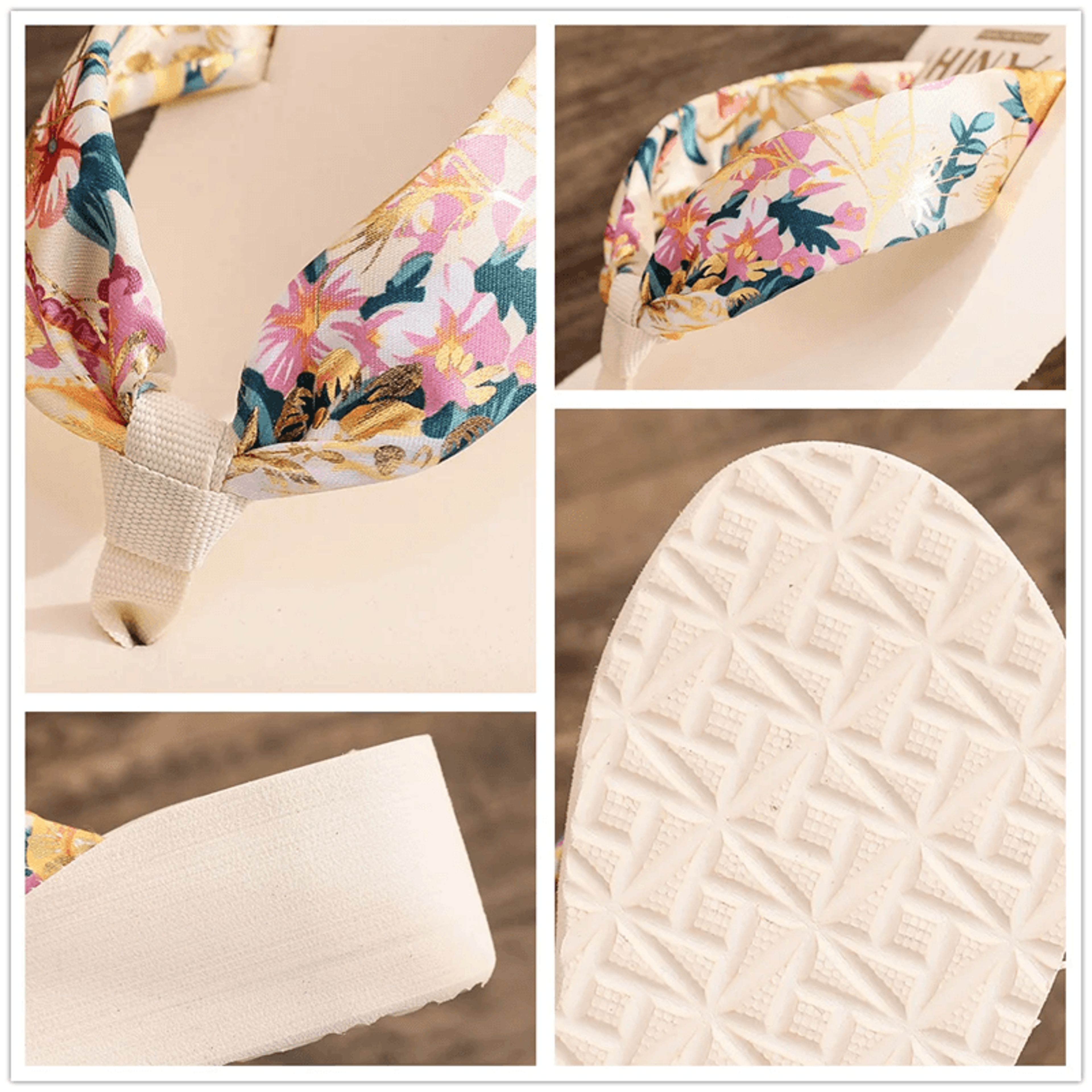 SunLift Women Platform Flip Flops Wedge Beach Sandals 2