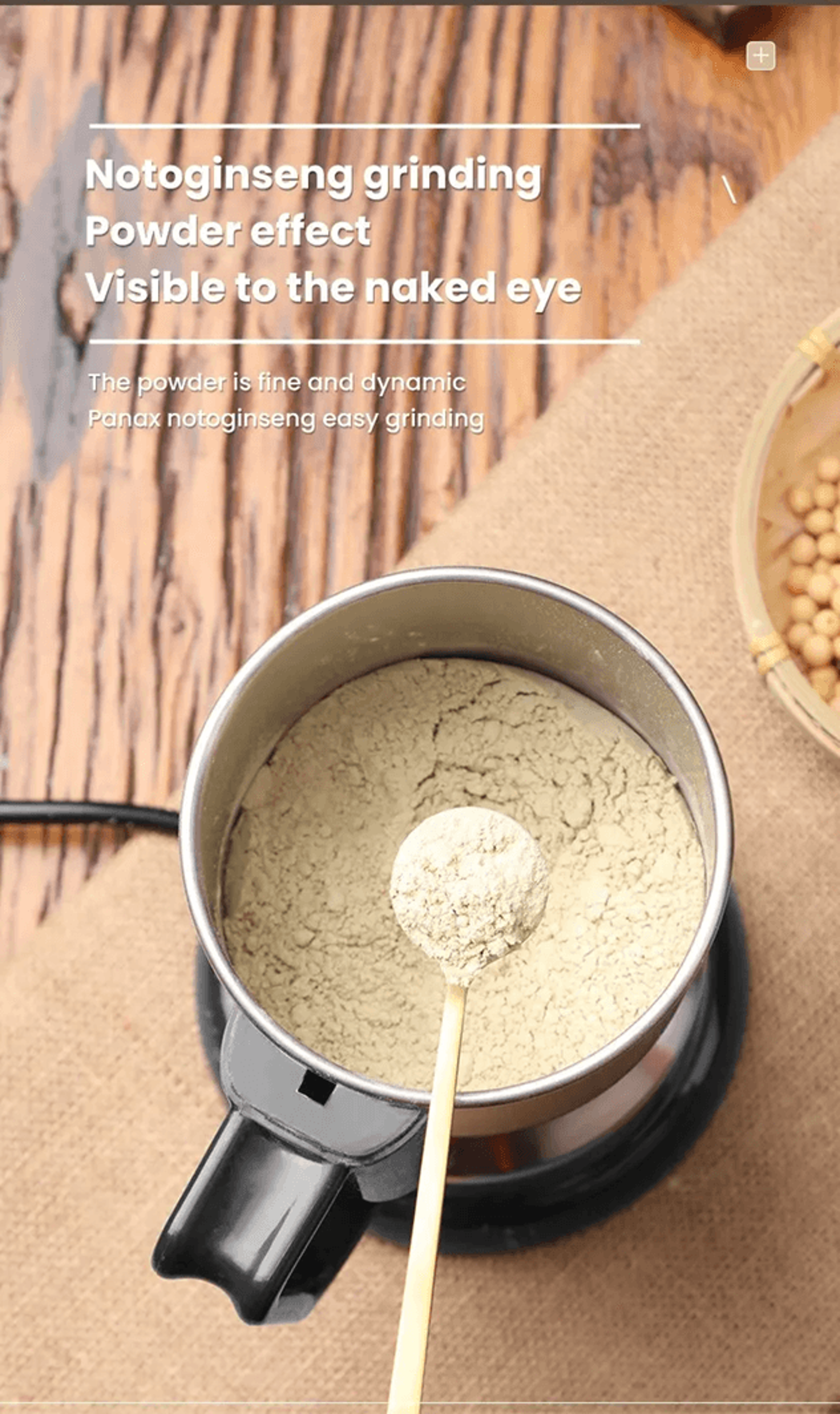 high power electric coffee grinder for beans spices and grains