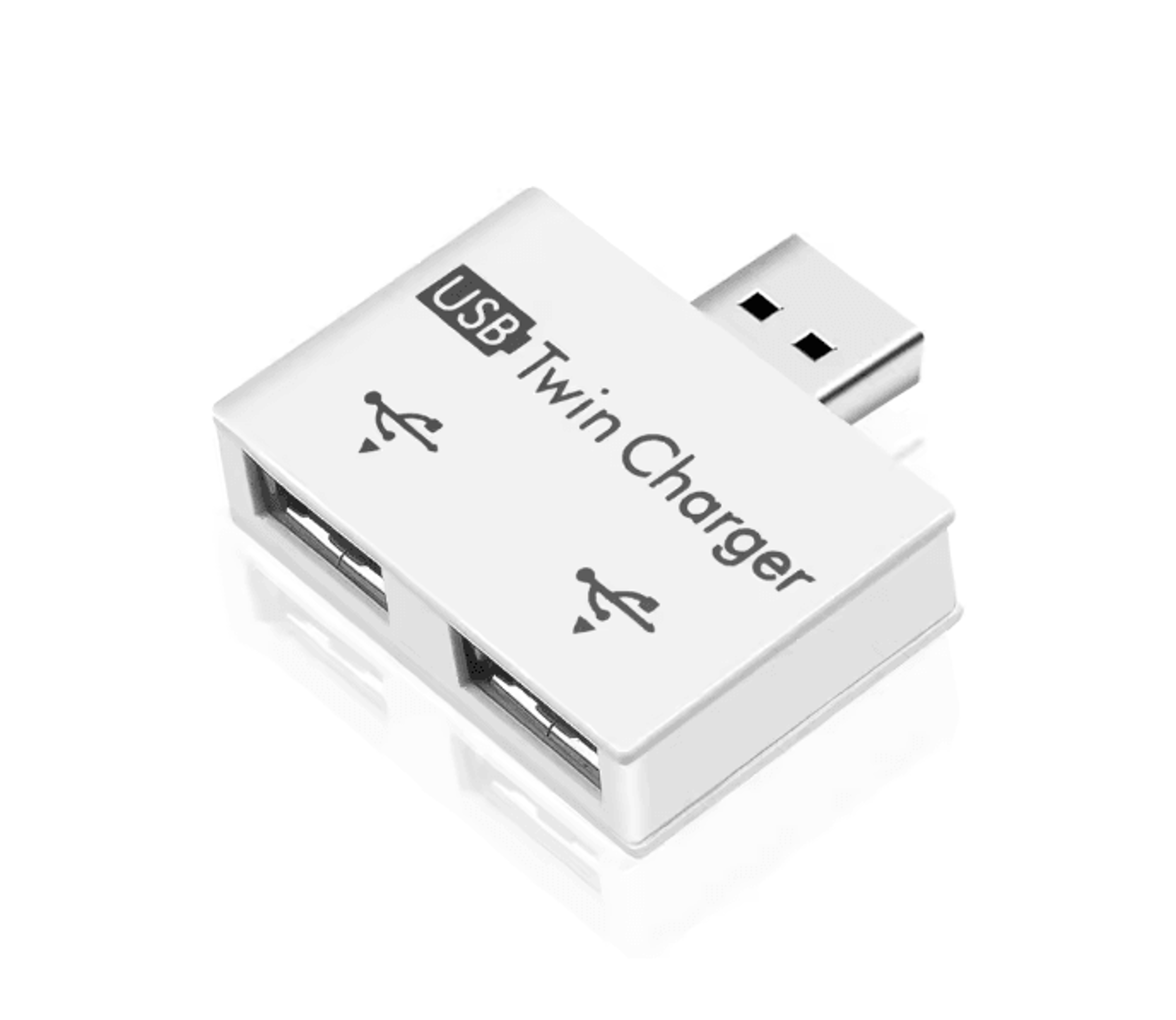 Dual Port USB Hub Adapter USB Splitter For Laptop And Phone 5