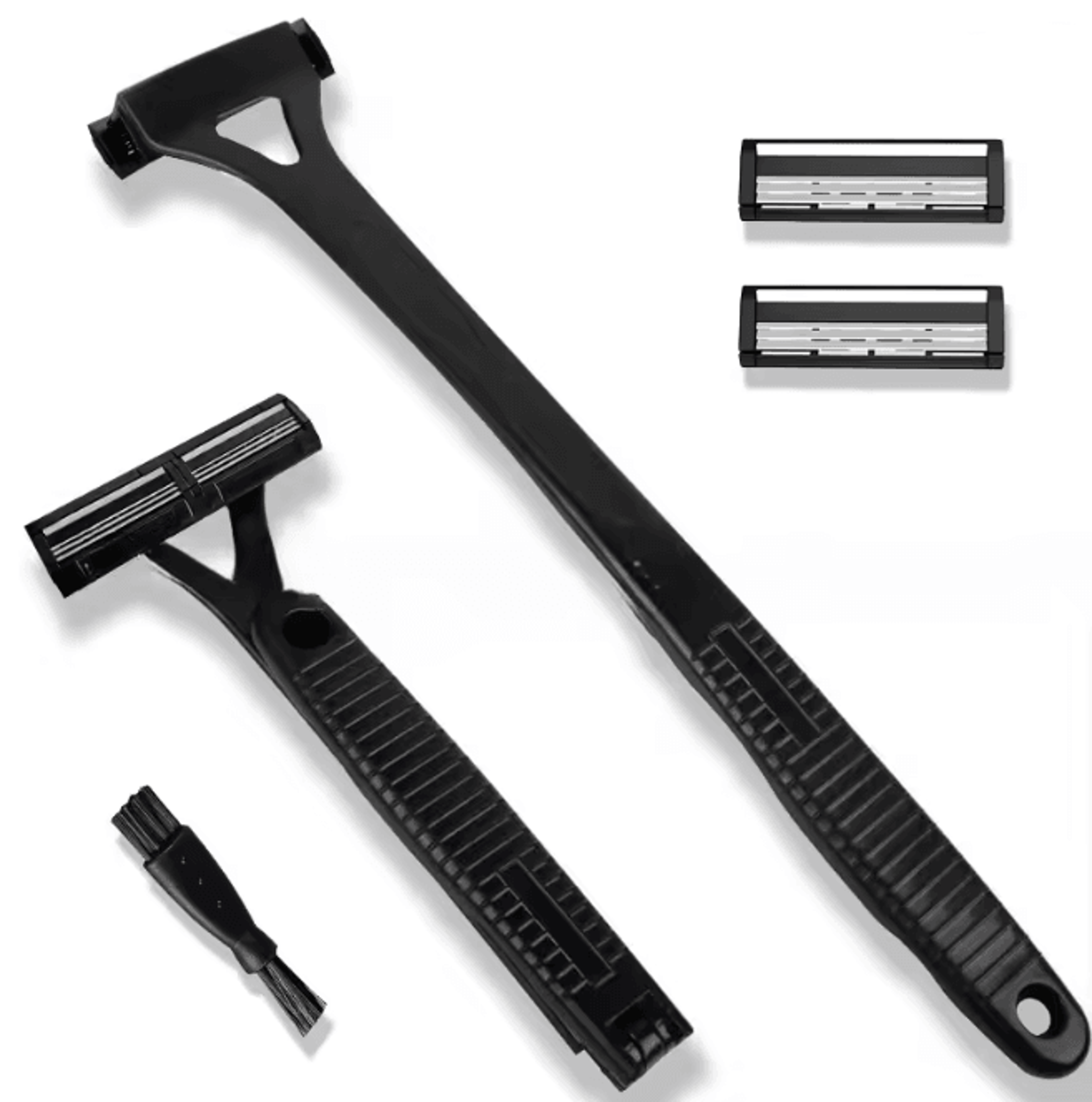 FlexReach Triple Blade Back Shaver For Men Long Handle Body Razor 5