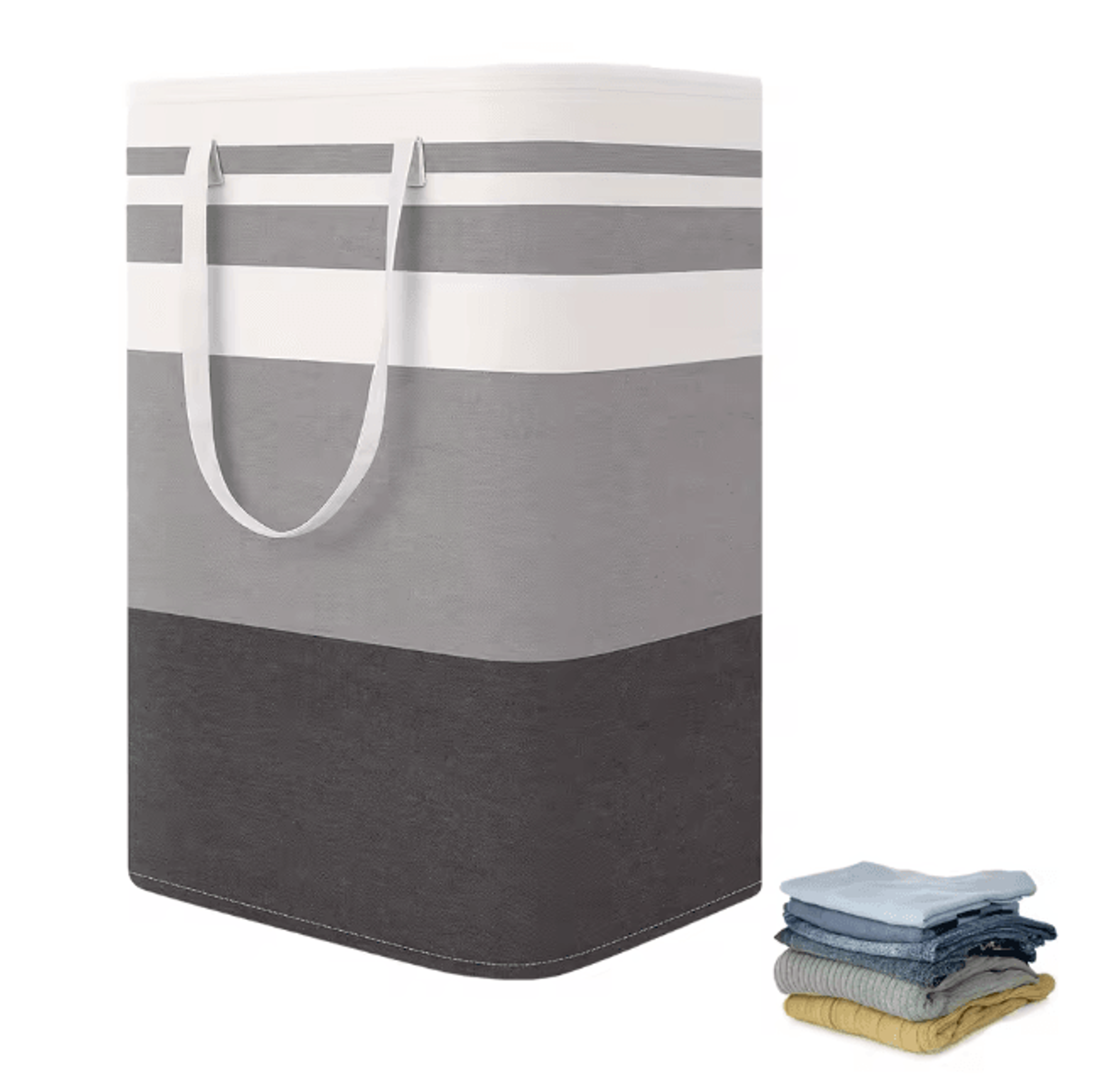 75L Large Laundry Hamper Basket With Handles Durable Clothes Storage Bag 2