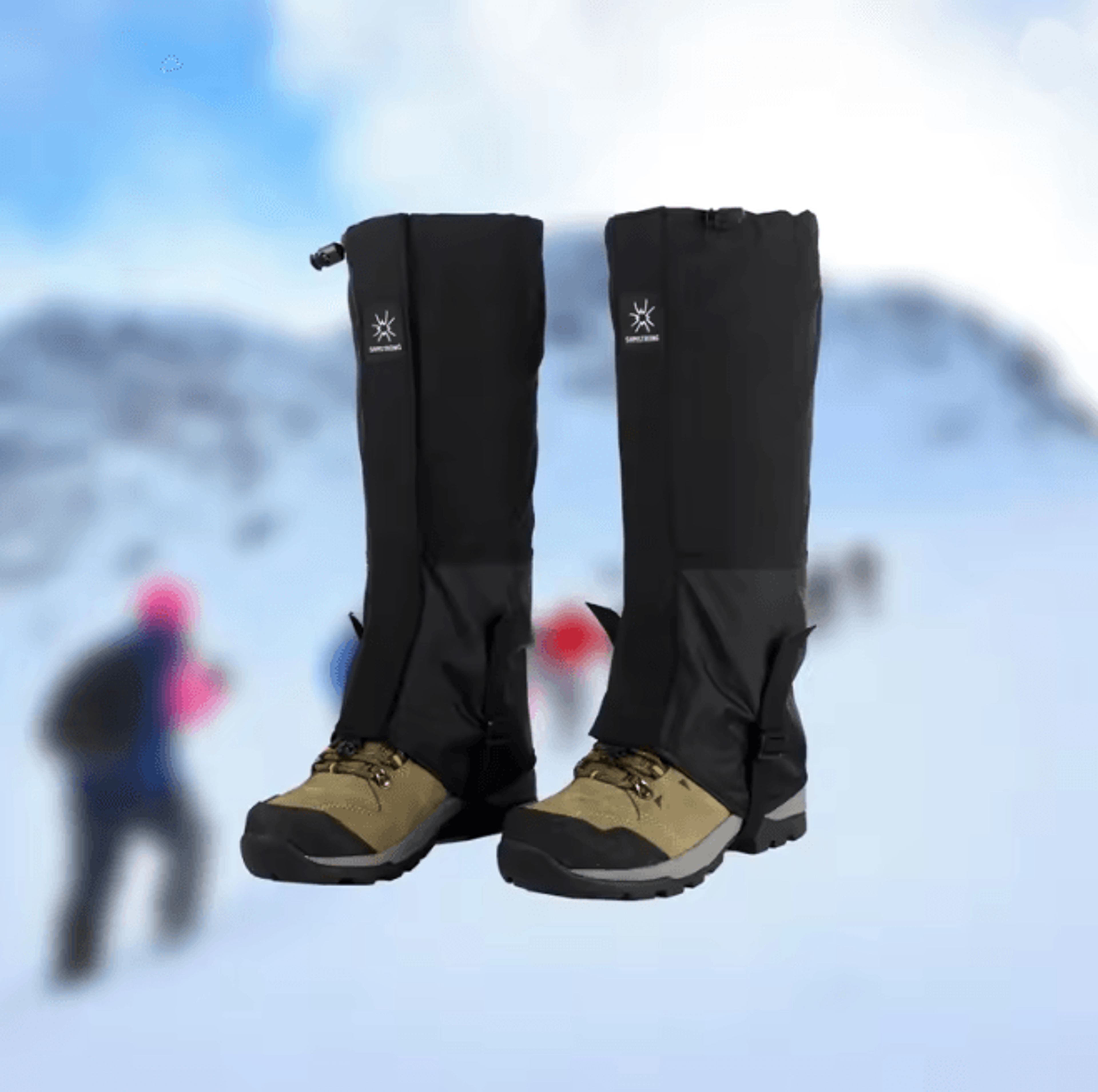 waterproof hiking gaiters leg covers for snow mud and trail protection
