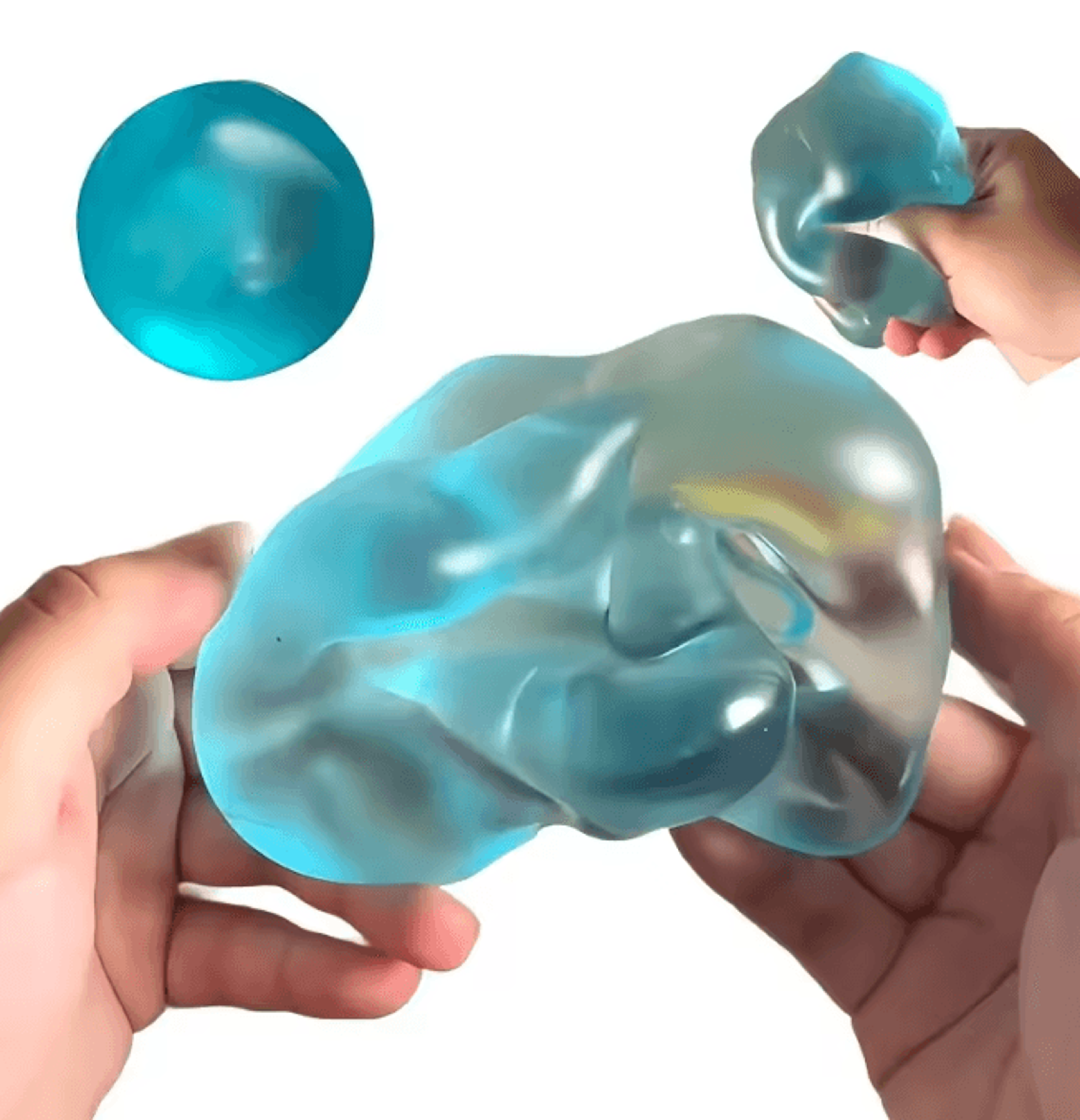 blue maltose squishy toy slow rebound anti stress sensory fidget