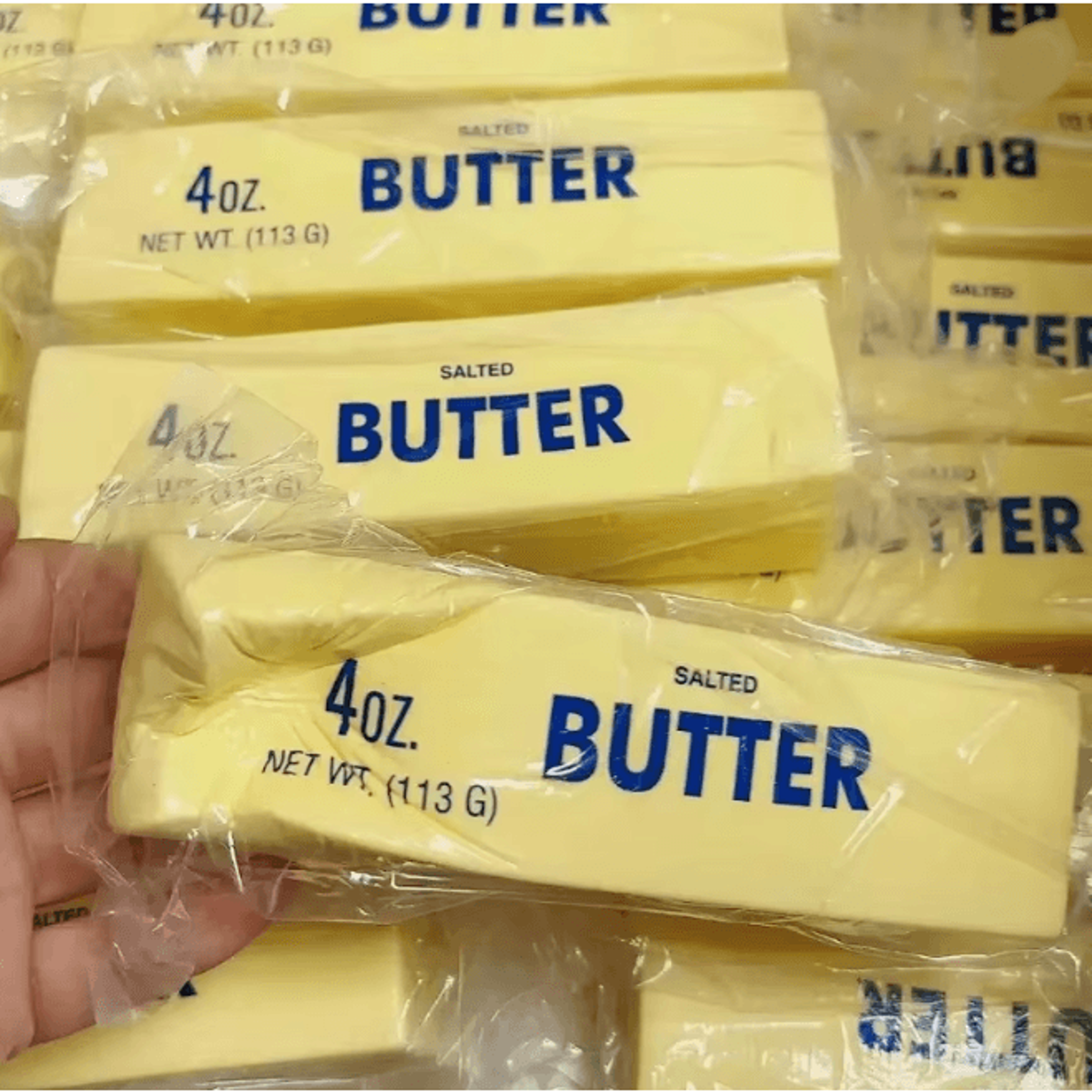 Realistic Butter Stick Silicone Stress Relief Toy Slow Rebound Squeeze Gadget 1