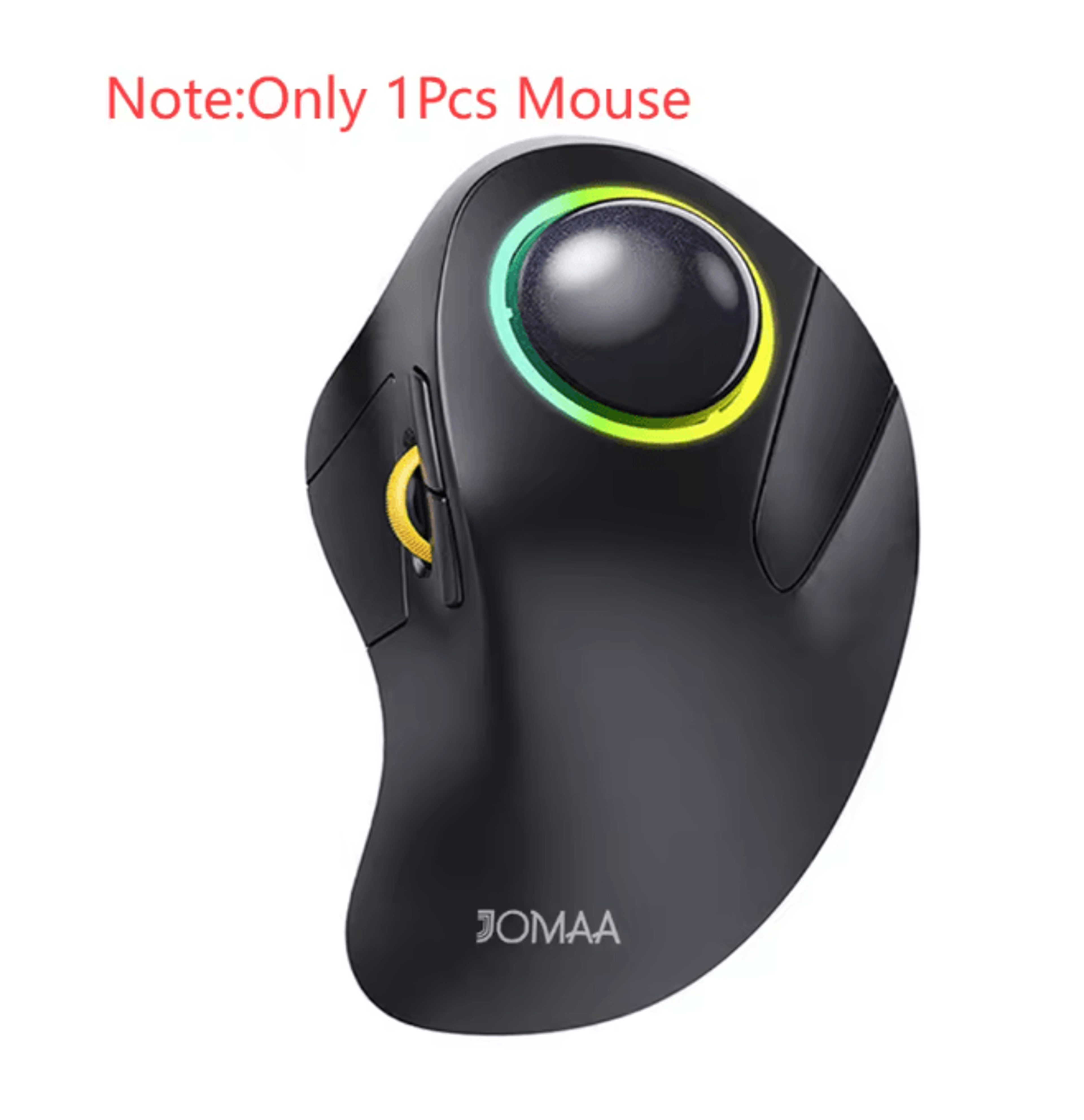 Rechargeable Wireless Trackball Mouse Ergonomic RGB Rollerball For PC And Laptop 4