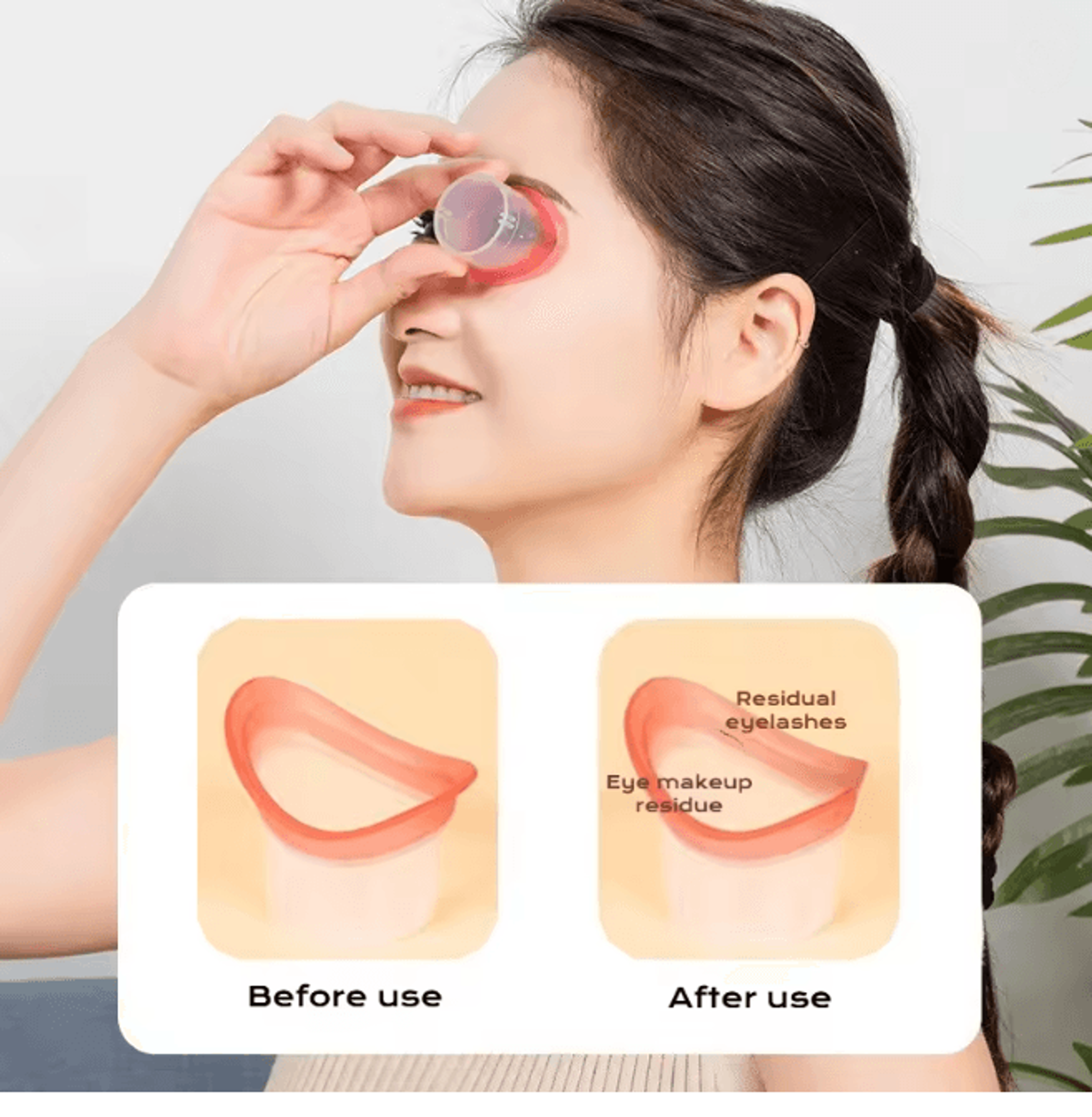Reusable Silicone Eye Wash Cup Soft Eyewash Rinse Cleaner 2