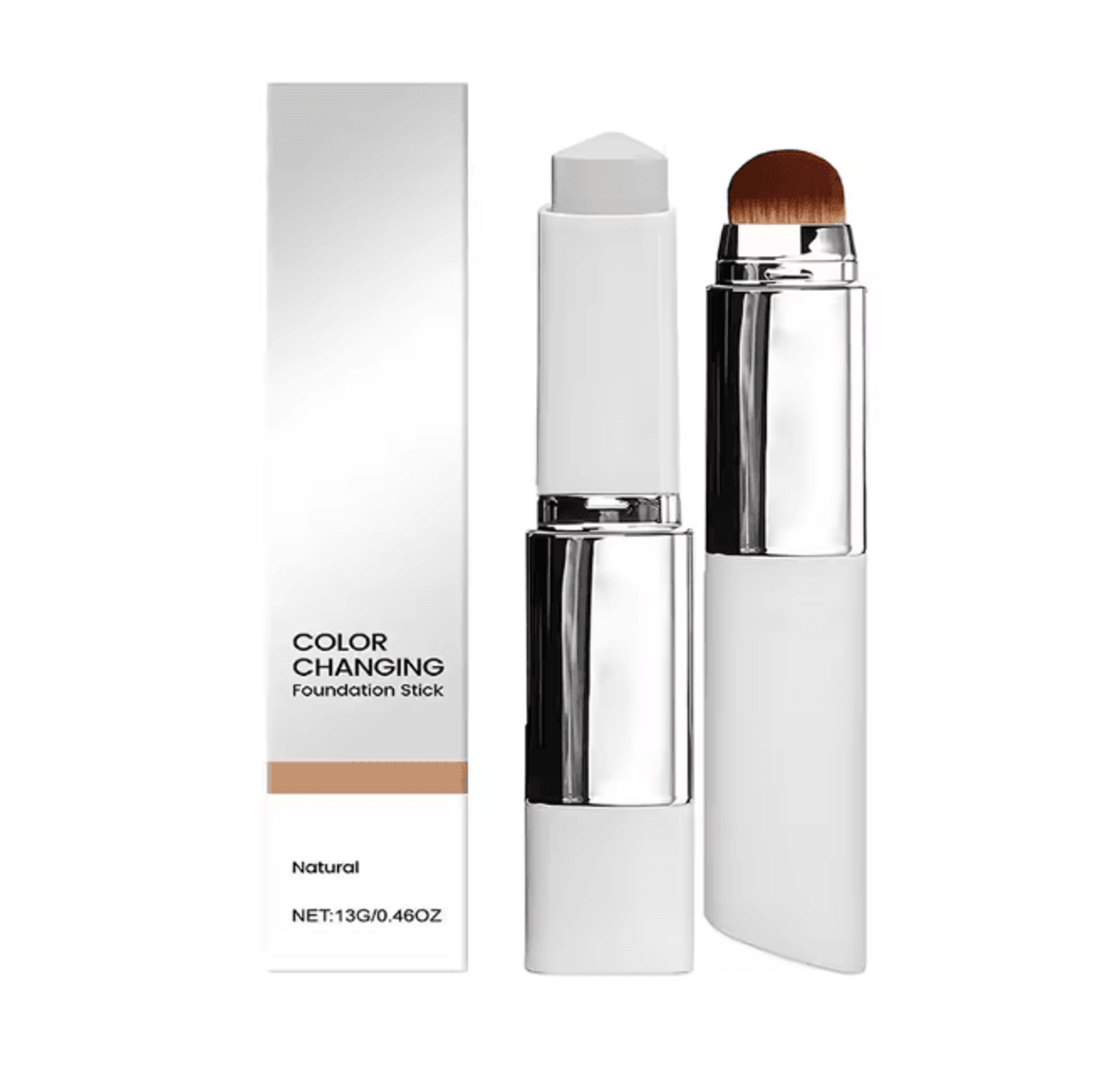 Color Changing Foundation Stick Lightweight Moisturizing Brightening Base 6
