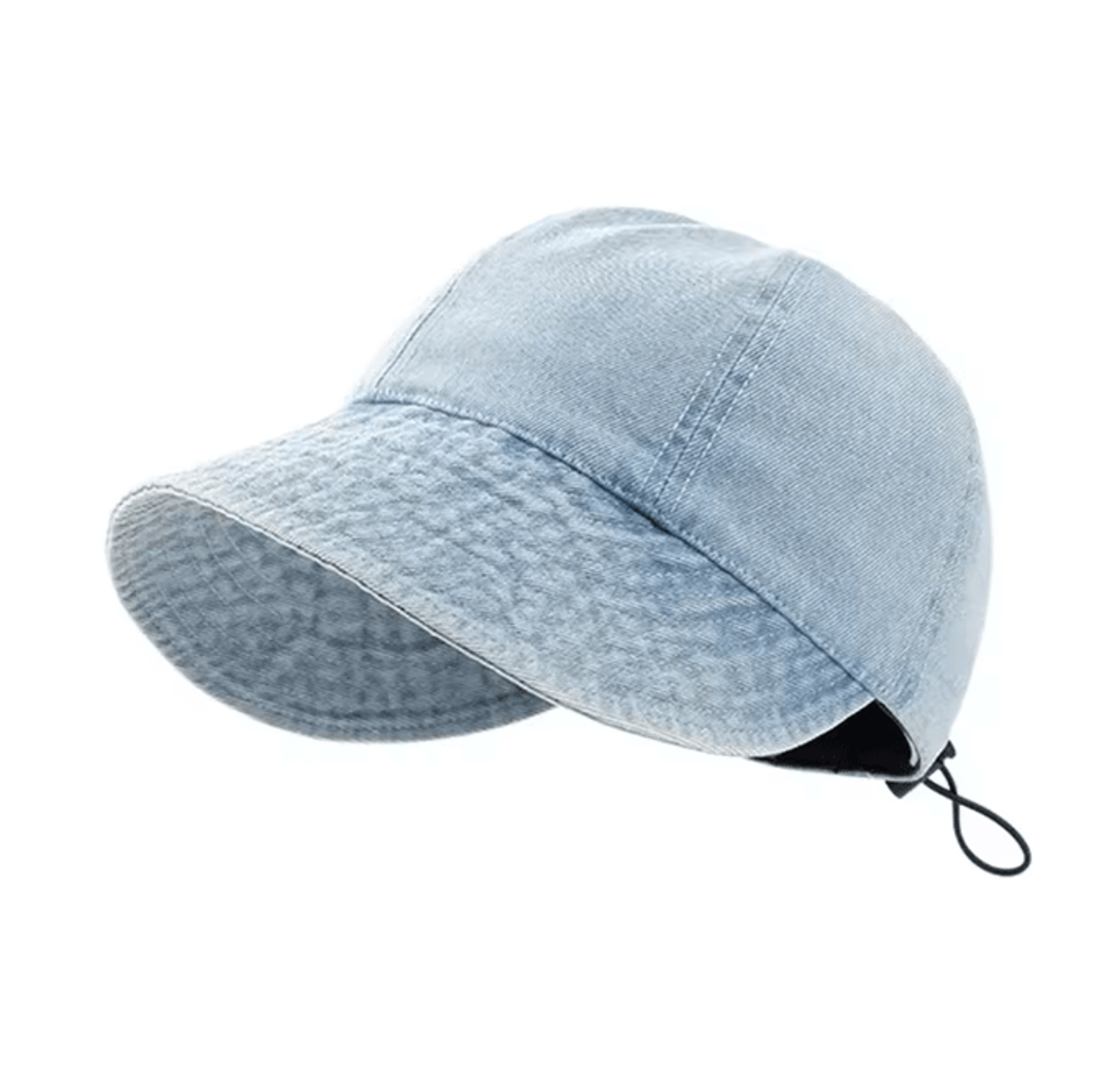 Womens Foldable Wide Brim Sun Hat With Ponytail Opening And UV Protection 5