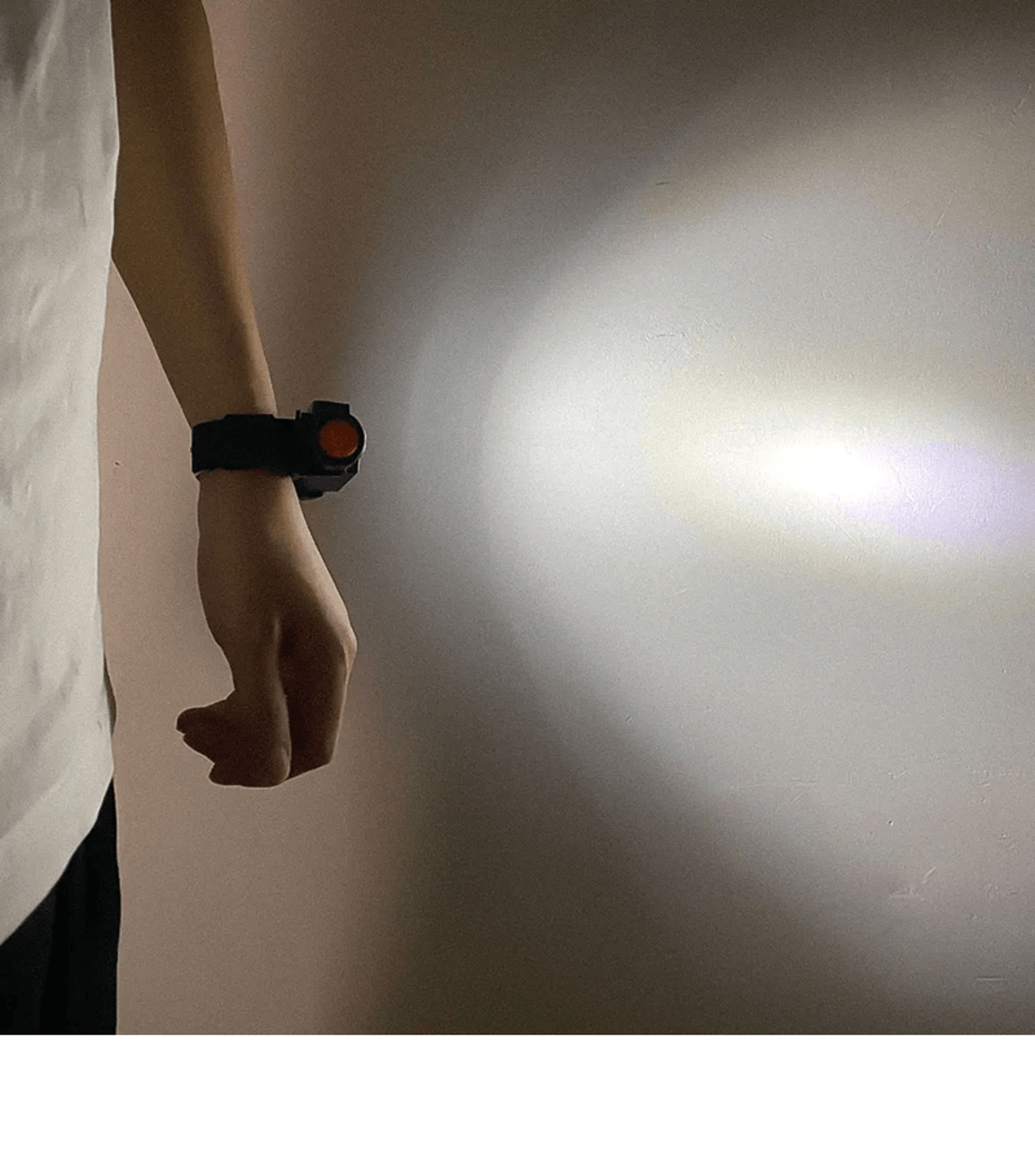 Rechargeable LED Wrist Light Strap For Night Running And Cycling 1