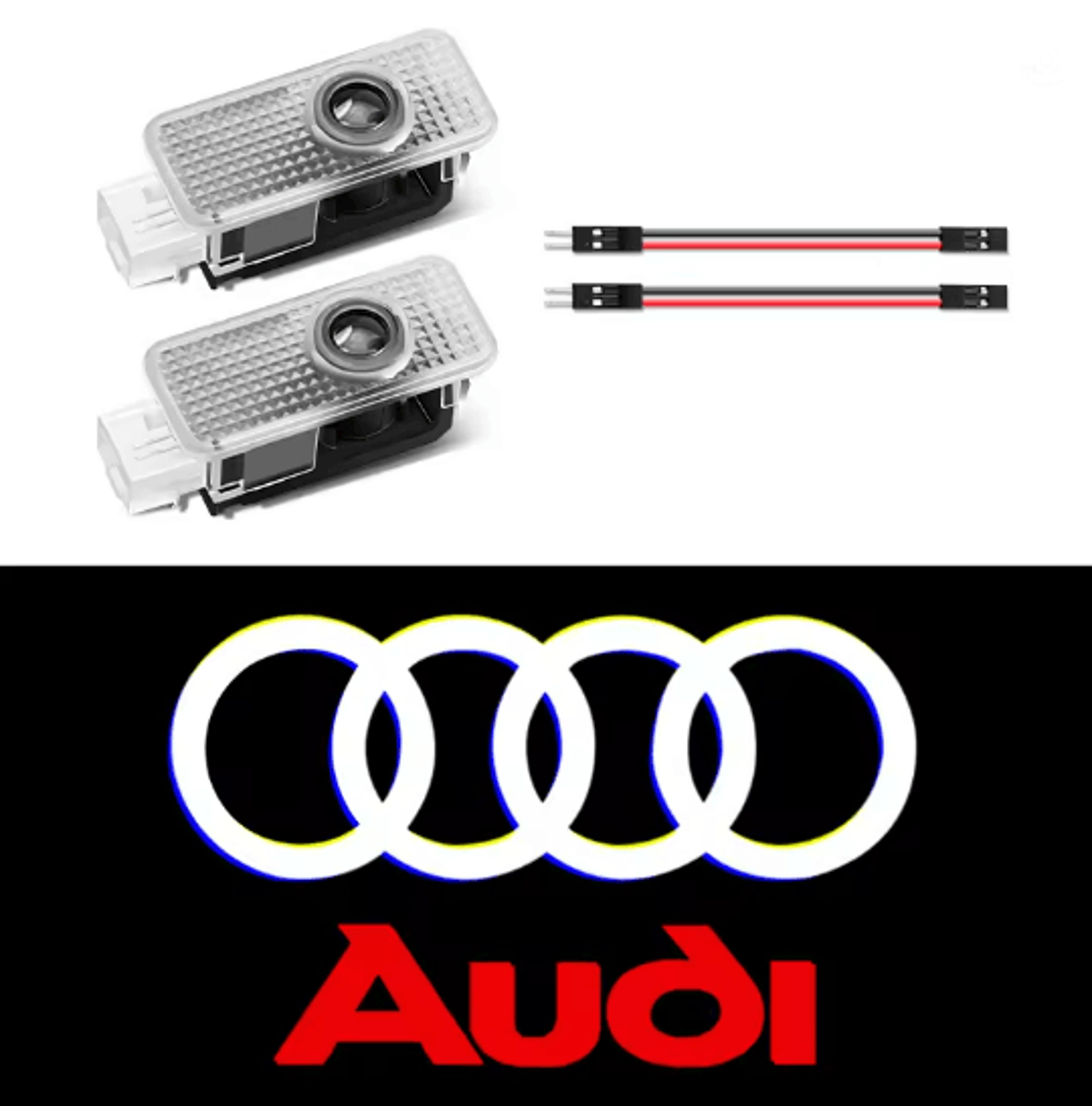 LuxeGlow LED Car Door Welcome Lights Projector 2