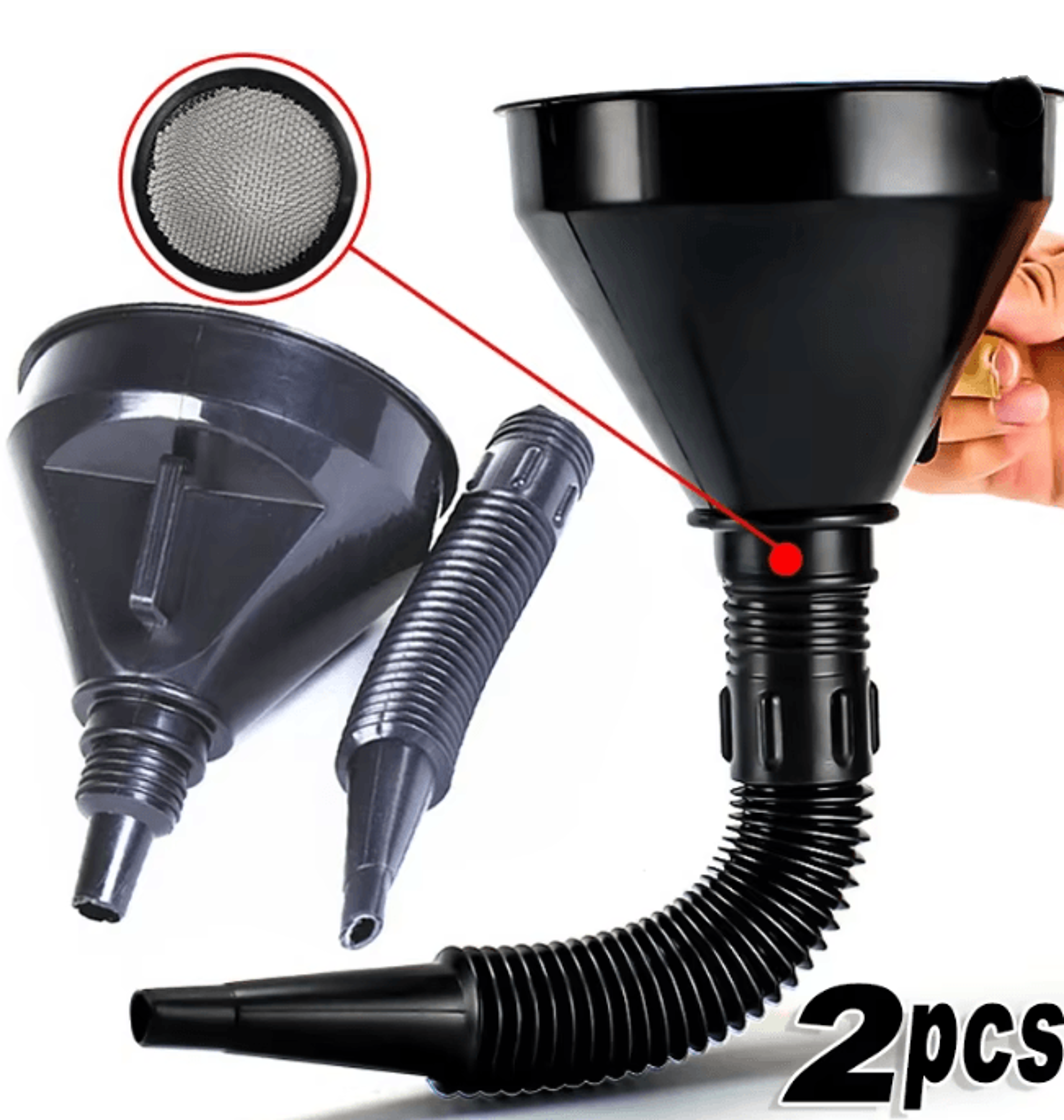 ProFlow Engine Refueling Funnel With Filter Hose 0