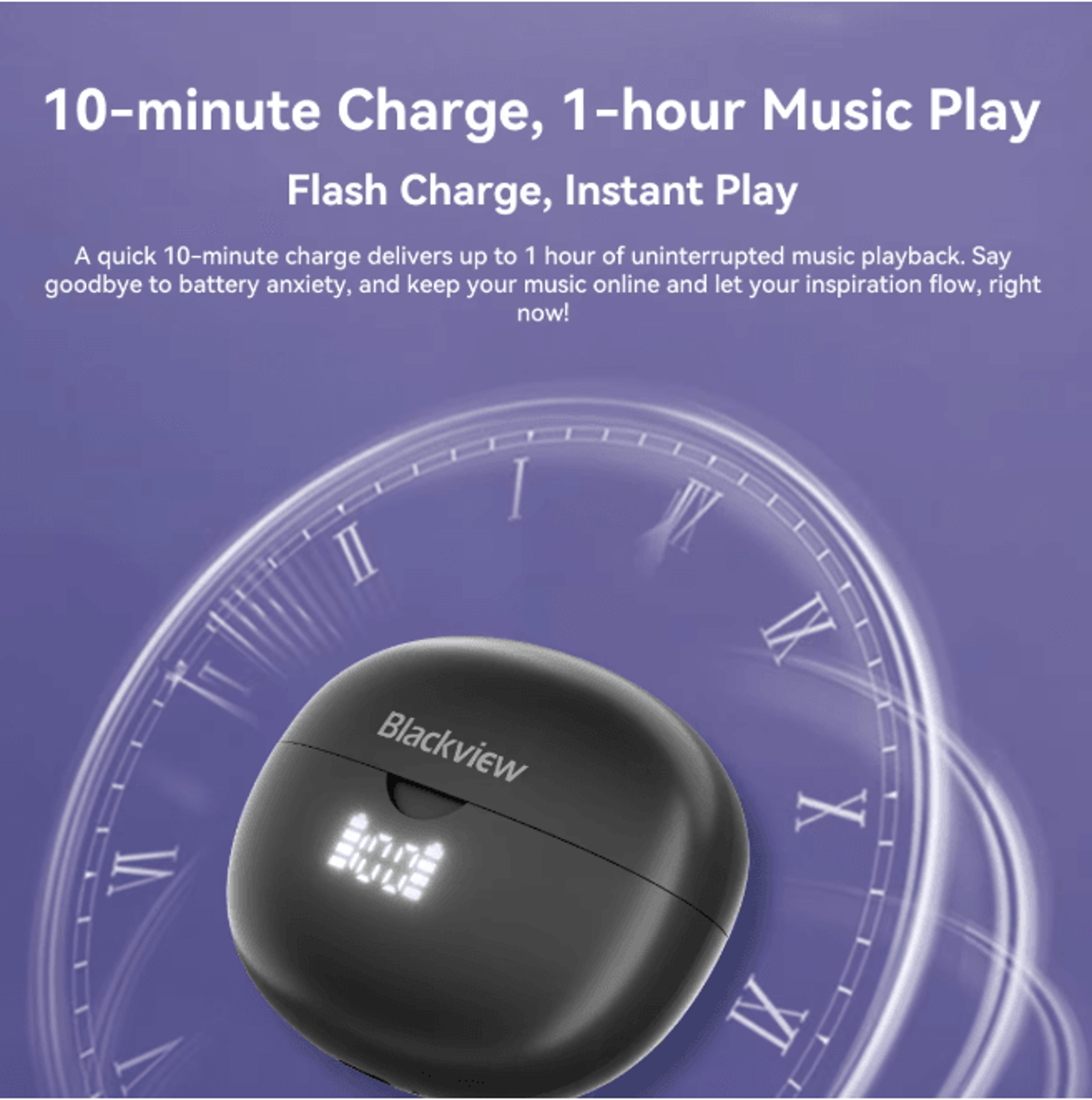 Blackview AirBuds 13 Open Ear Clip Wireless Bluetooth Earbuds 3