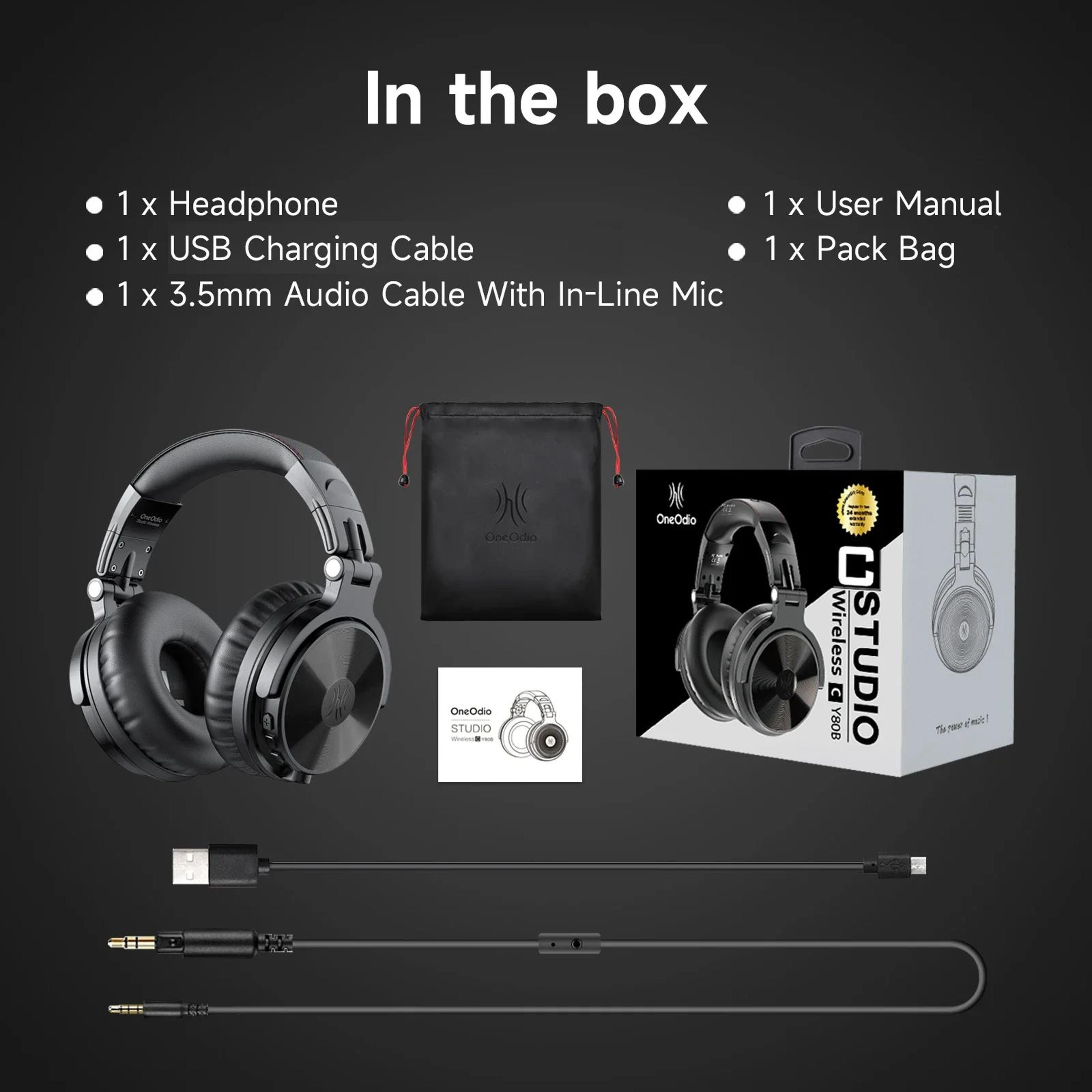 OneOdio Pro C Wireless Over Ear Bluetooth Headphones With HiFi Sound 5