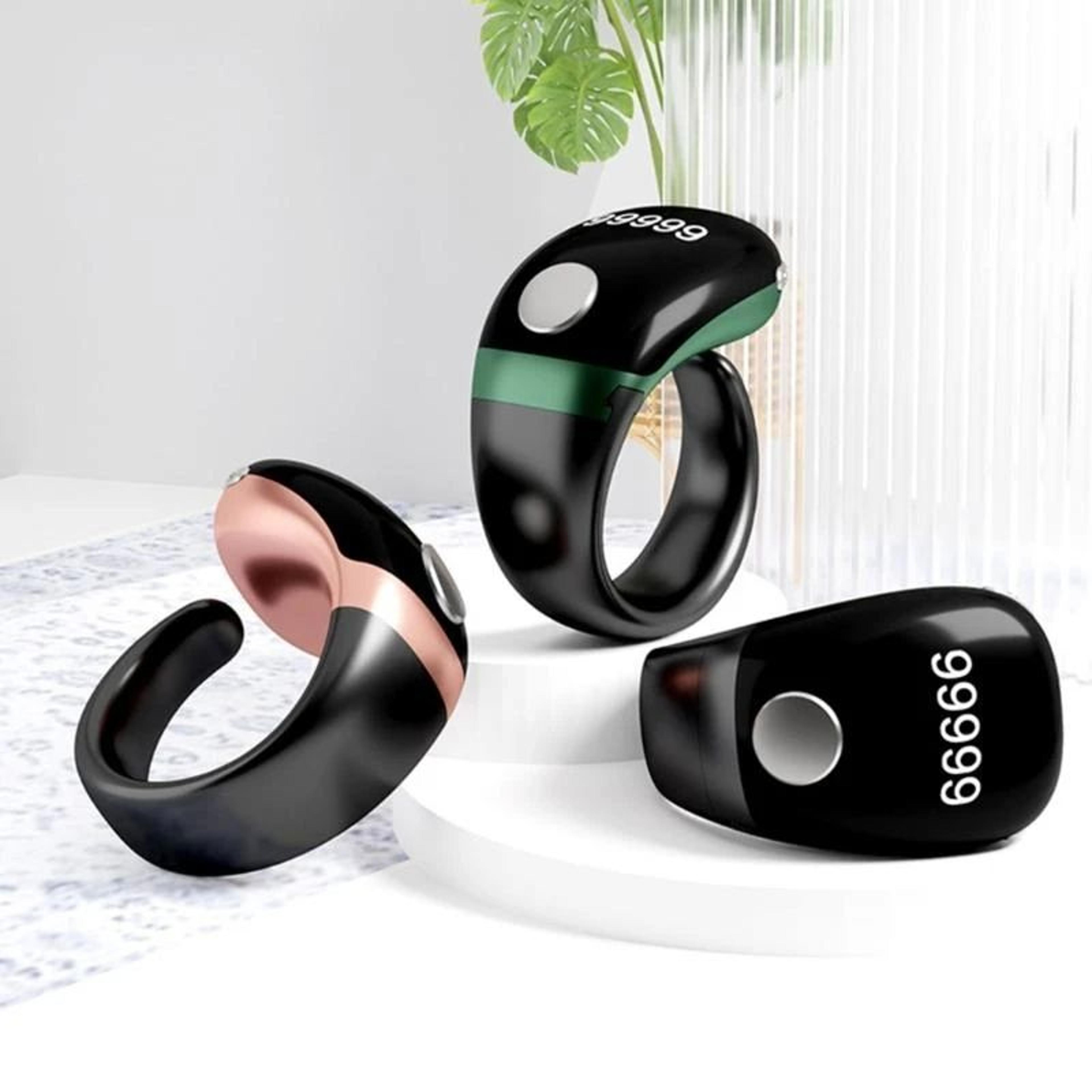 digital stitch counter ring for knitting and crochet