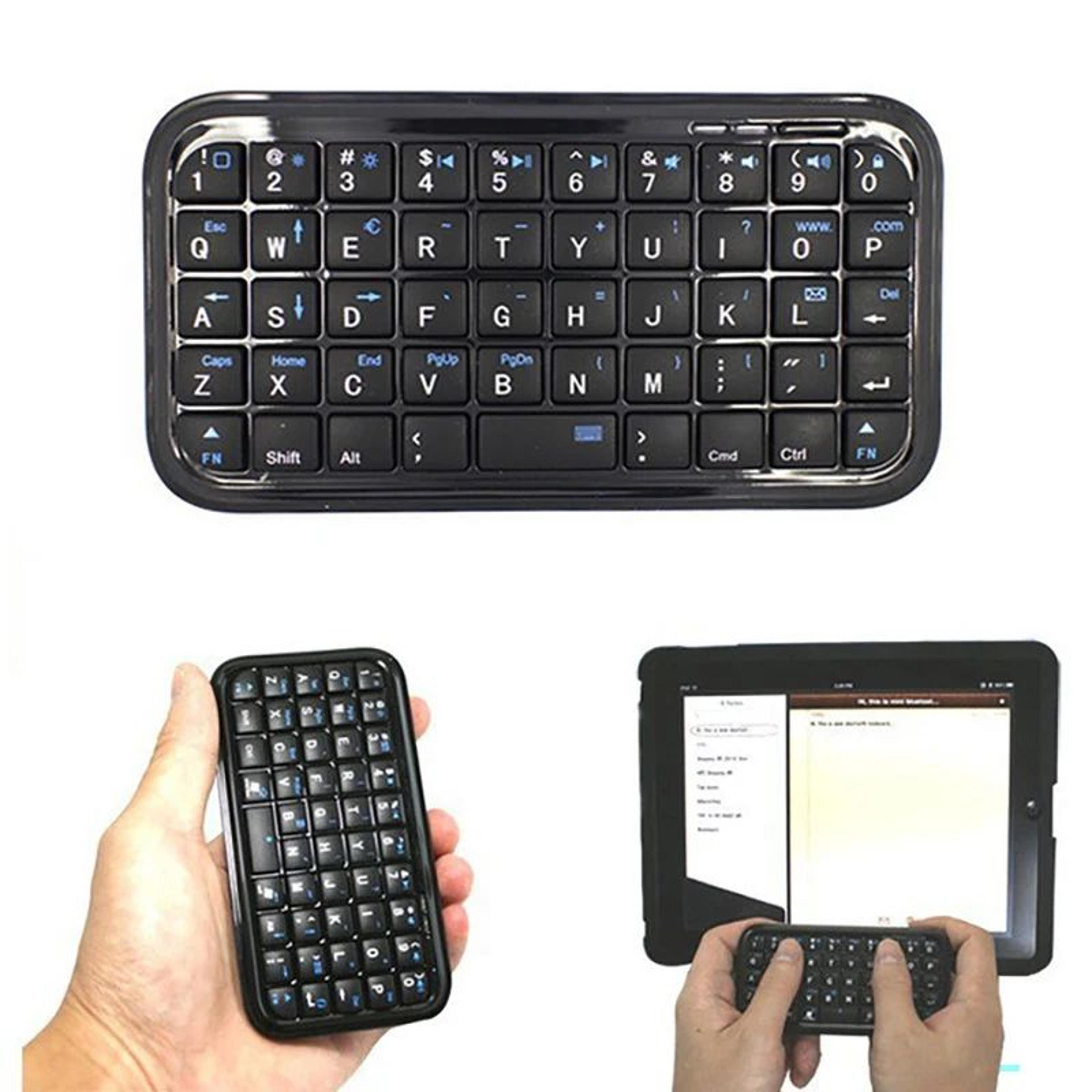 ultra portable bluetooth keyboard for phone tablet and laptop