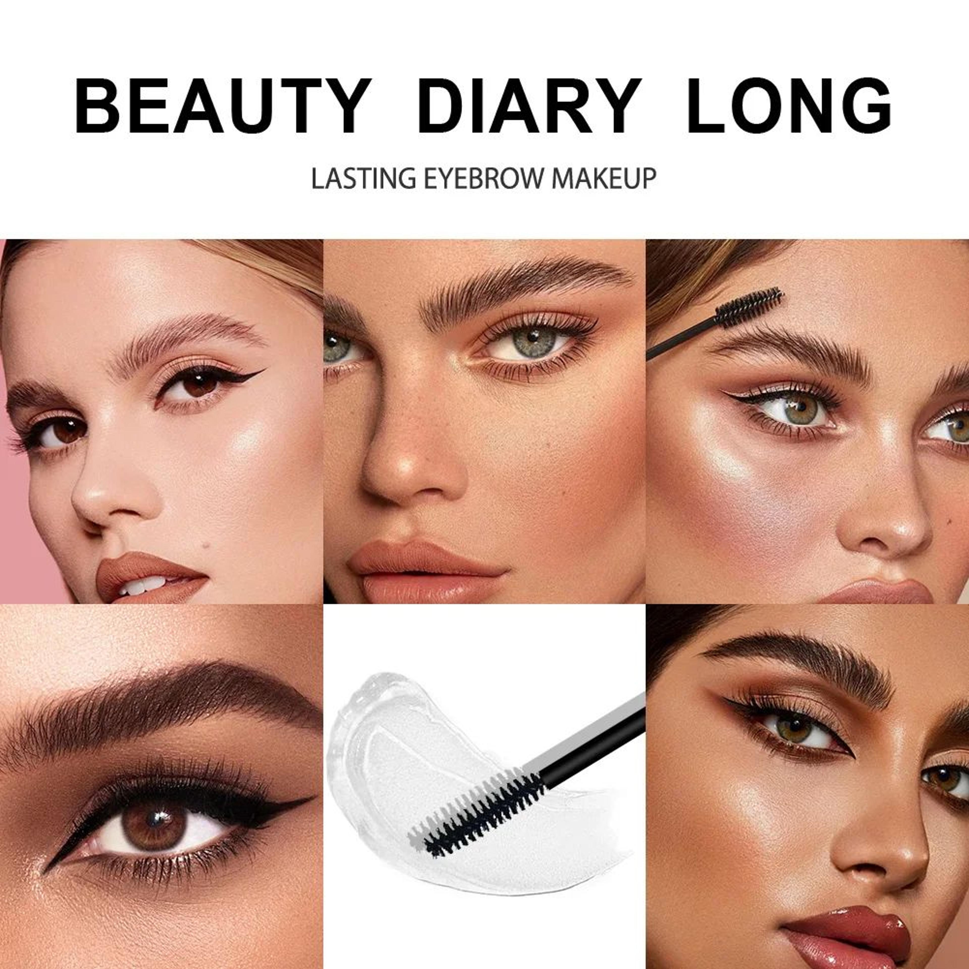 Waterproof Eyebrow Gel Long Lasting Smudge Proof Brow Gel 4