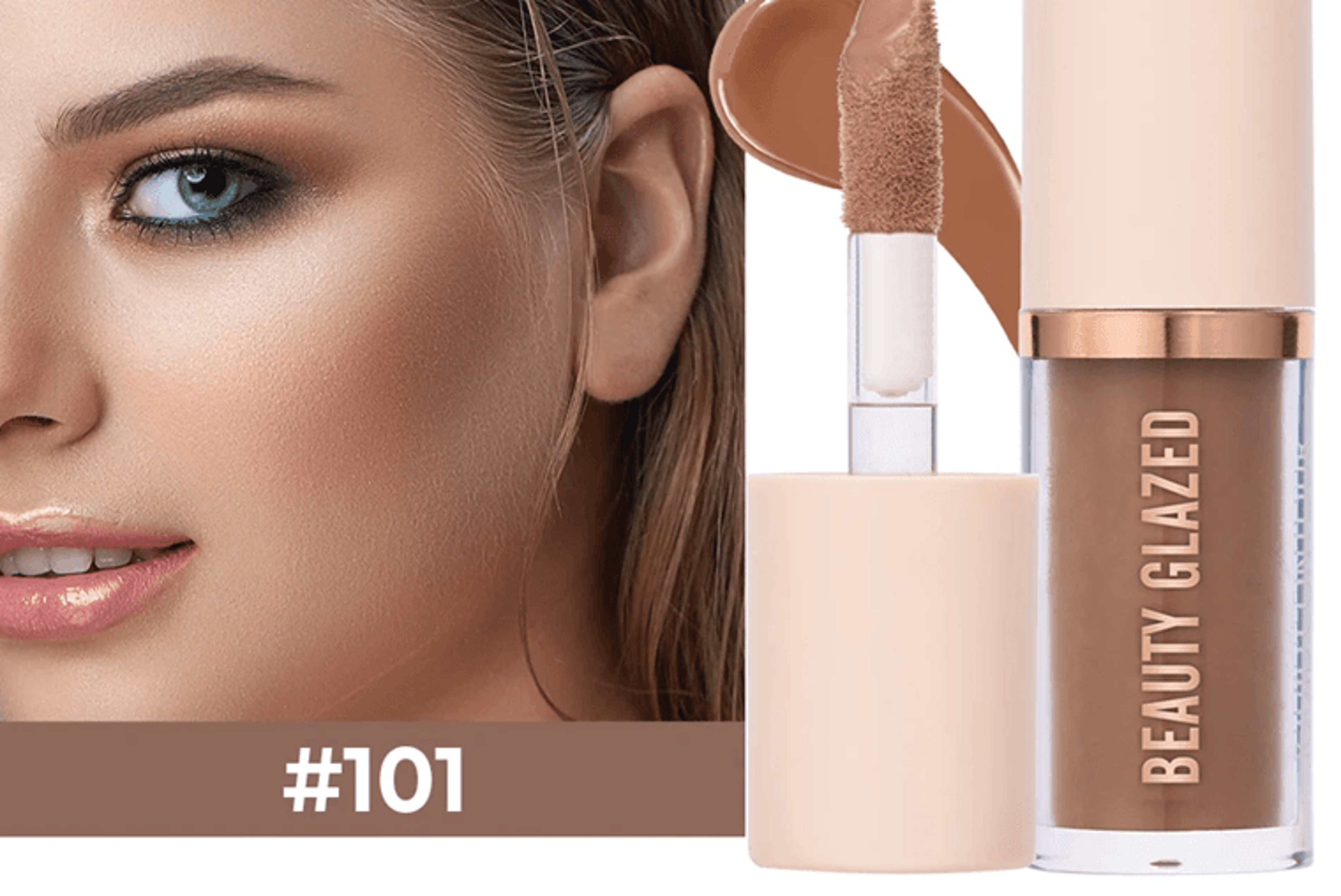 Beauty Glazed Dual Liquid Contour Stick Waterproof Matte Face Sculpting Contour 3