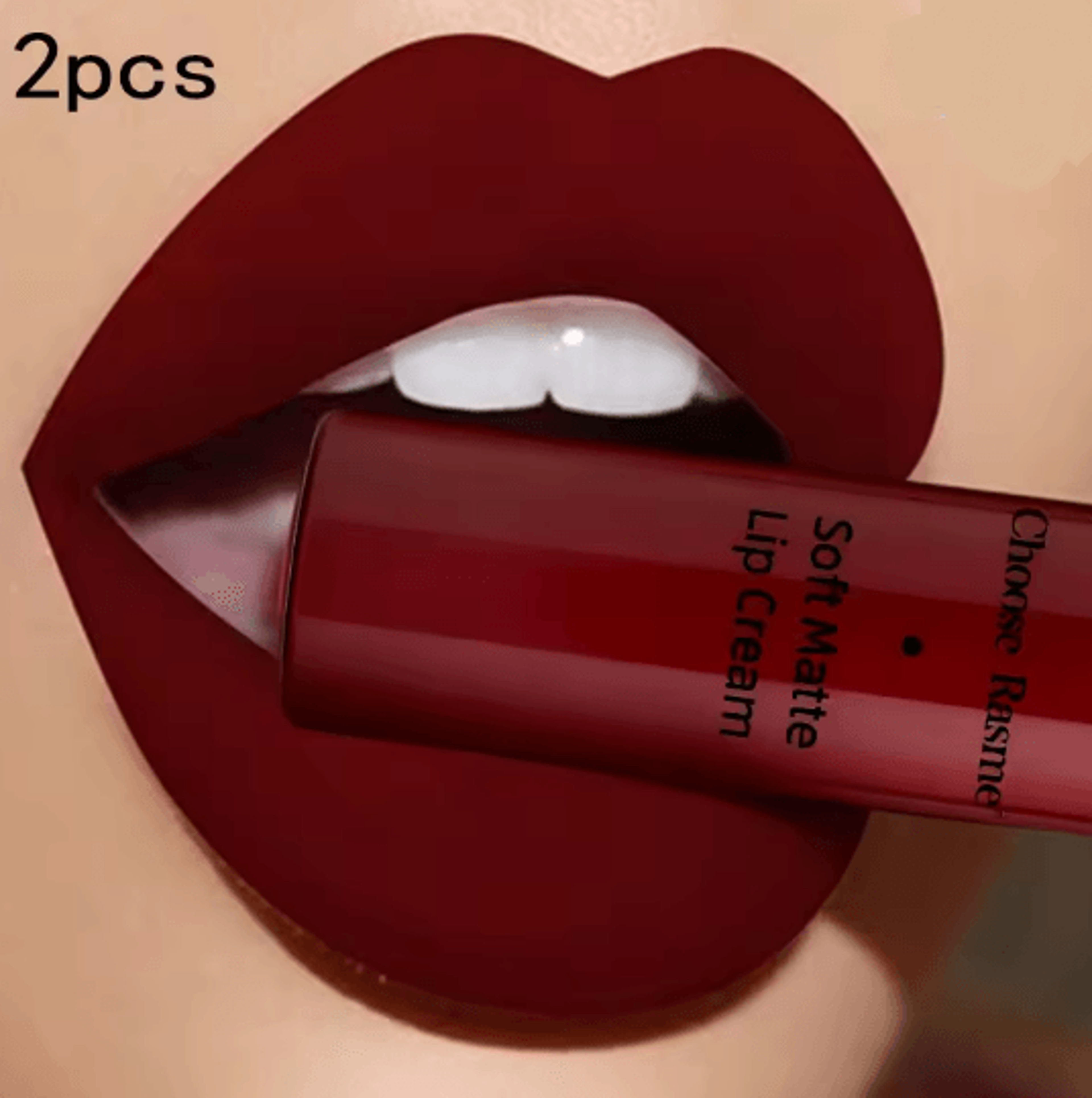 QIBEST Velvet Matte Liquid Lipstick Long Lasting Matte Lip Tint 4