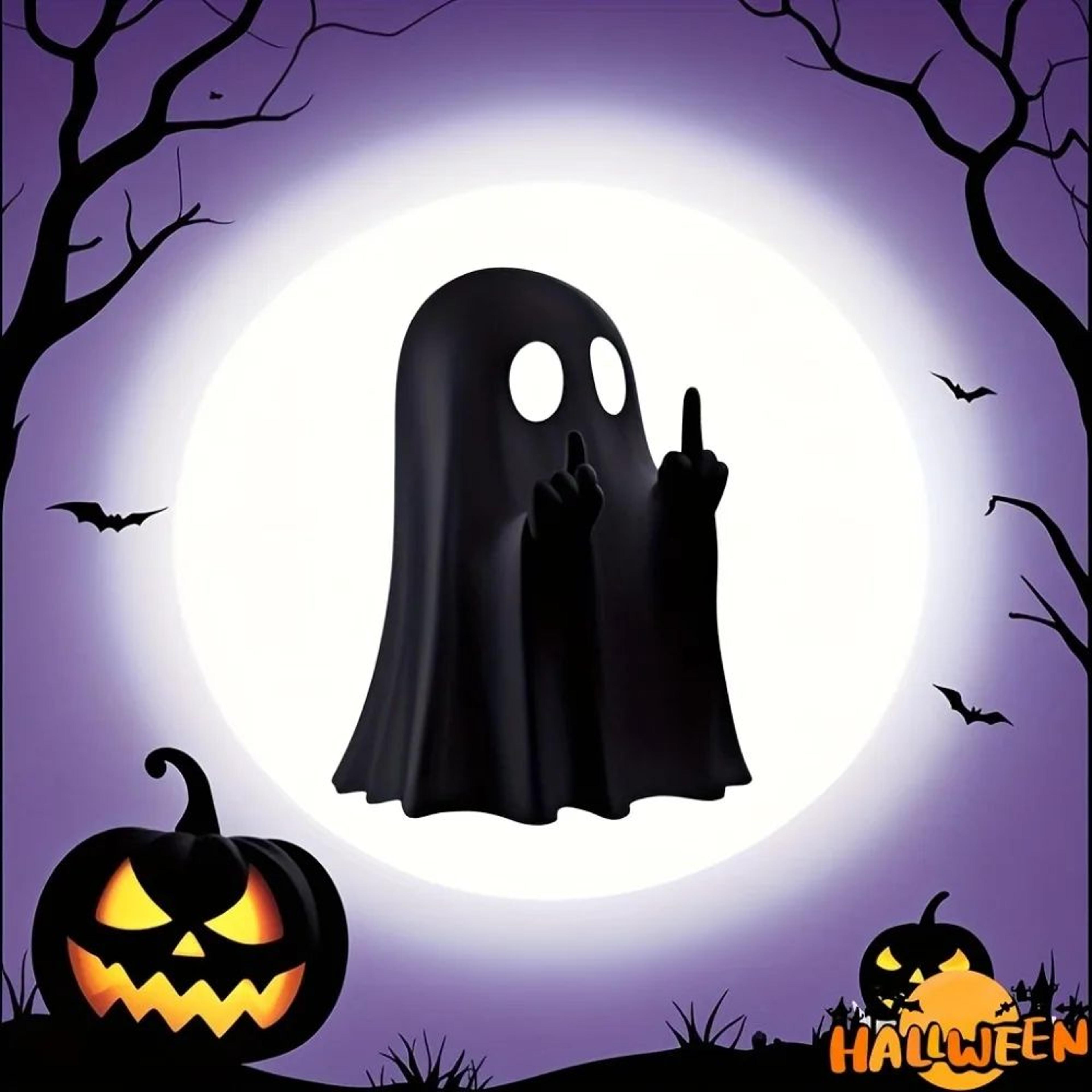 Cute Halloween Ghost Figurines Mini Ghost Desk Decorations Set 3