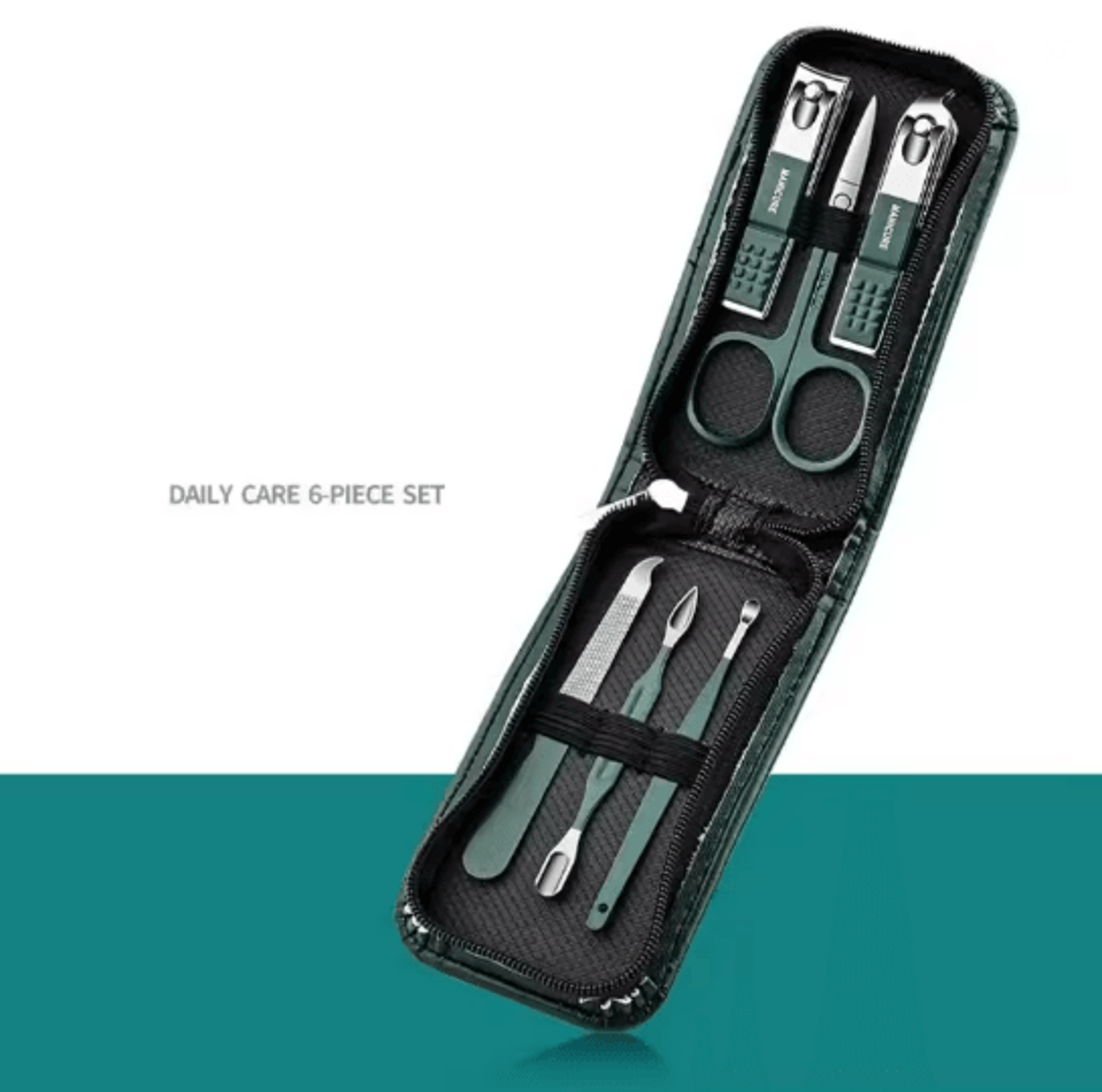 6 Piece Professional Nail Clipper Manicure Set 2