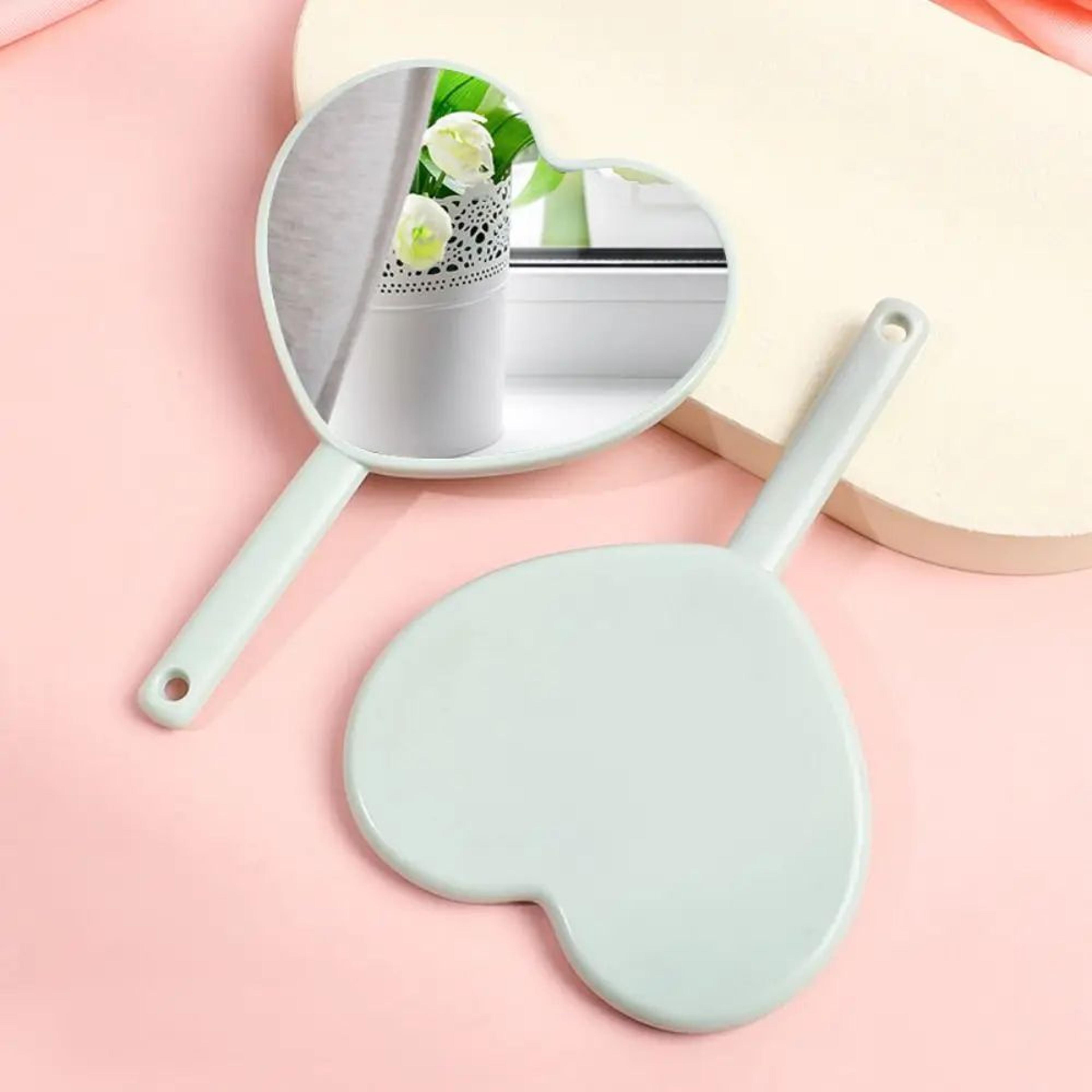 Cute Handheld Makeup Mirror Portable Love Style Pocket Beauty Mirror 7