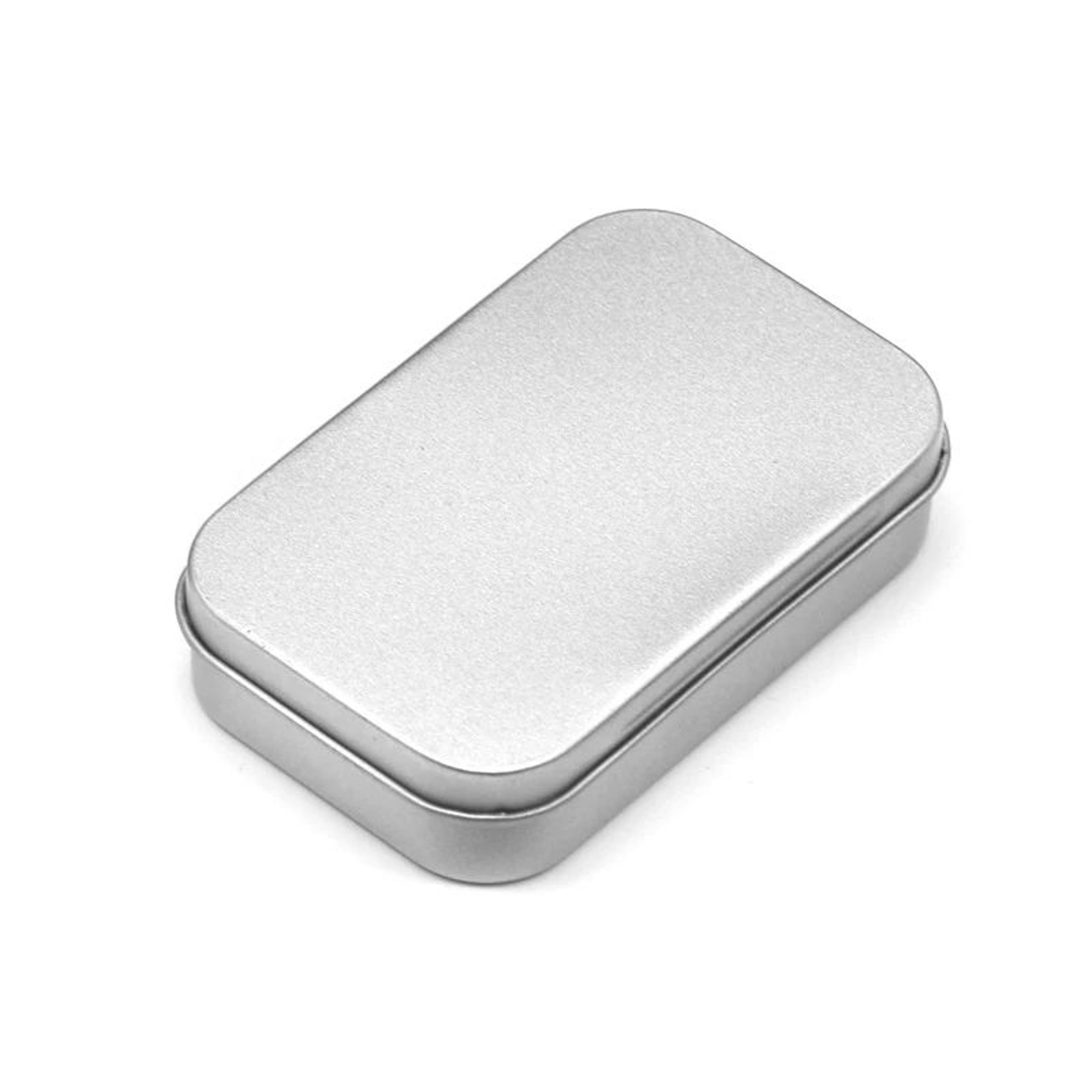 Compact Metal Mini Storage Tin Box Portable Pill And Organizer Case 6