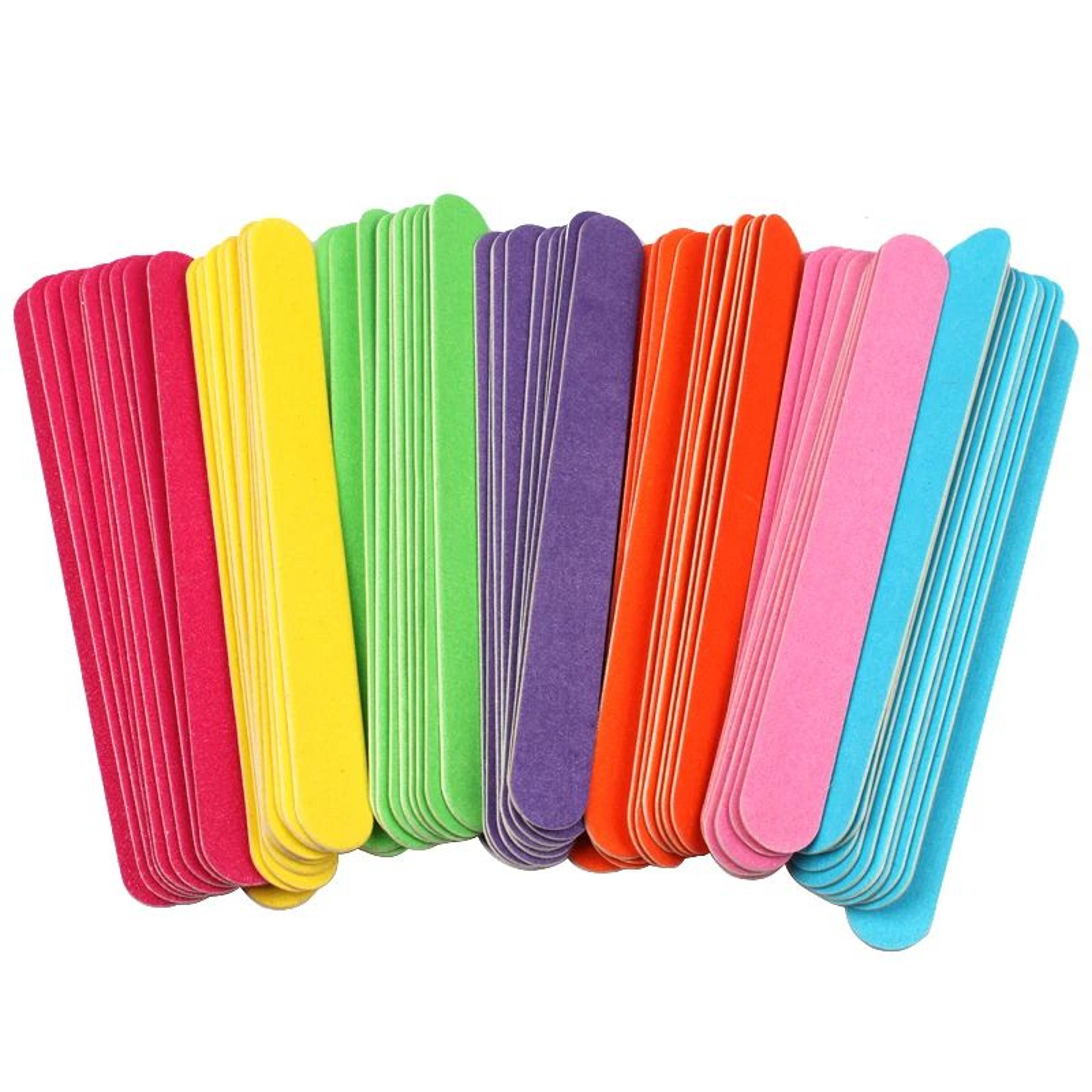 Wooden Nail Files Professional Manicure Pedicure Sanding File Set 20 Pack 2