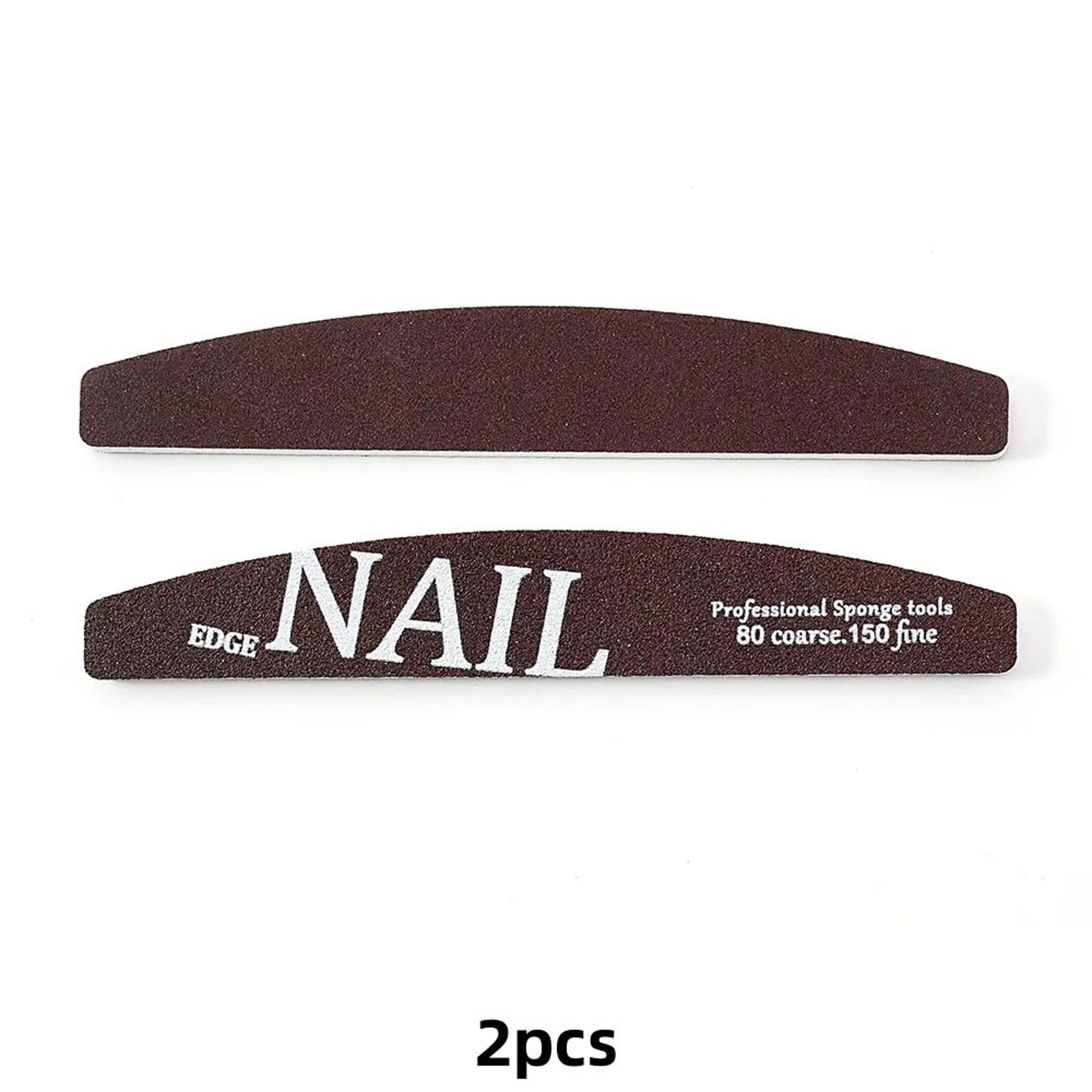 Professional Nail File Buffer 80 To 150 Grit Manicure Pedicure Shaping Files 6