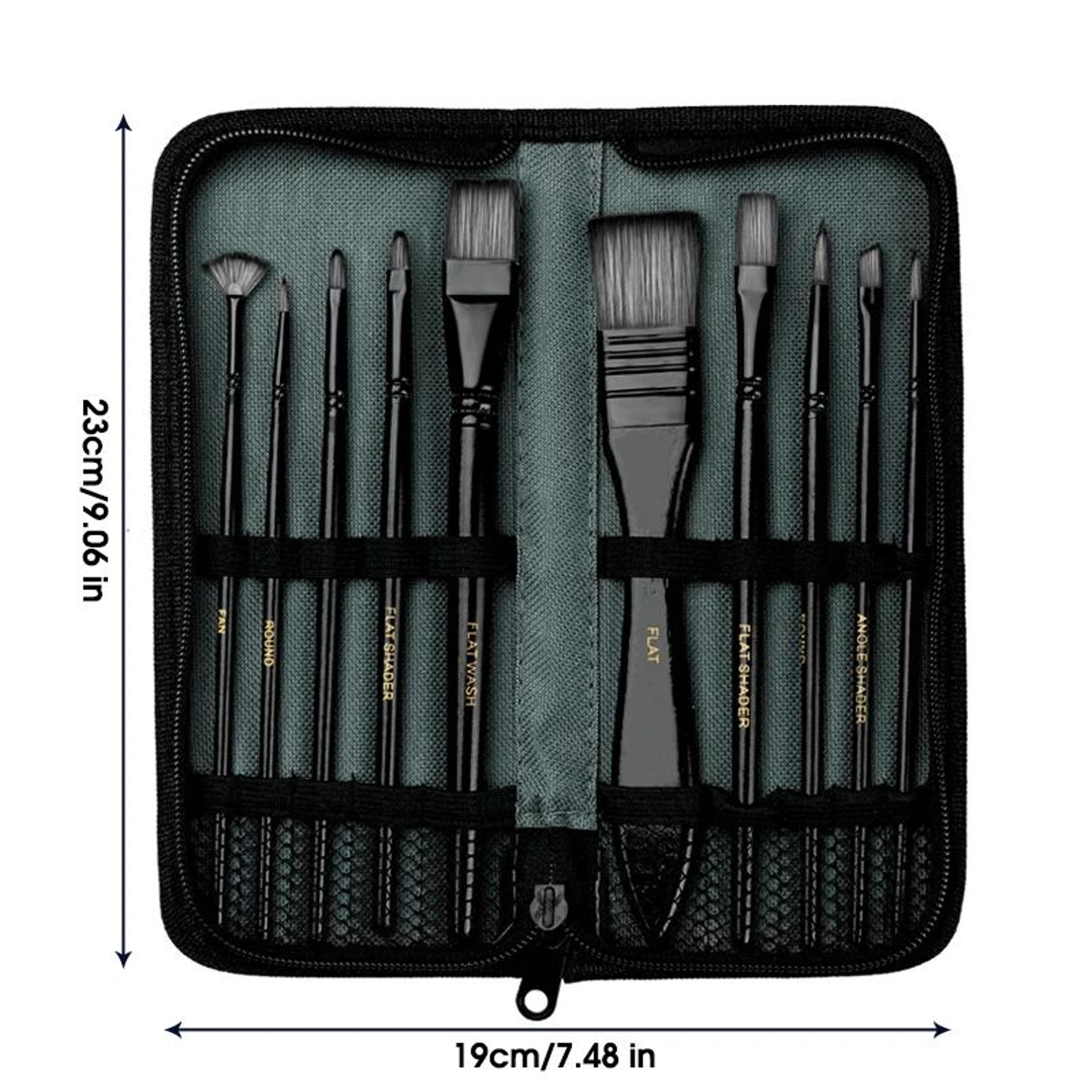 Premium Nylon Paint Brush Set For Acrylic Watercolor And Oil Painting 7