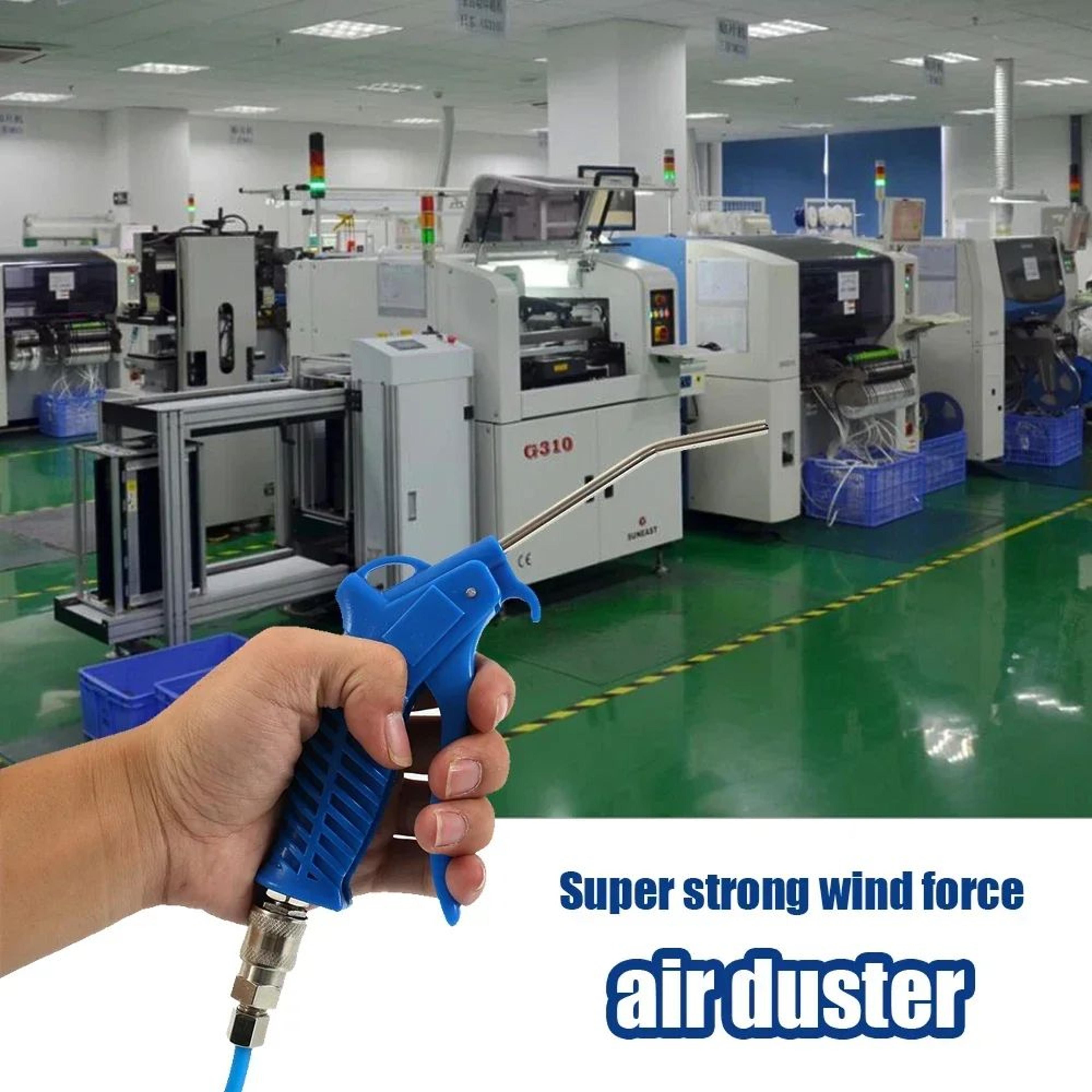 Air Duster Blow Gun Kit Pneumatic Dust Cleaning Tool With Air Hose 3