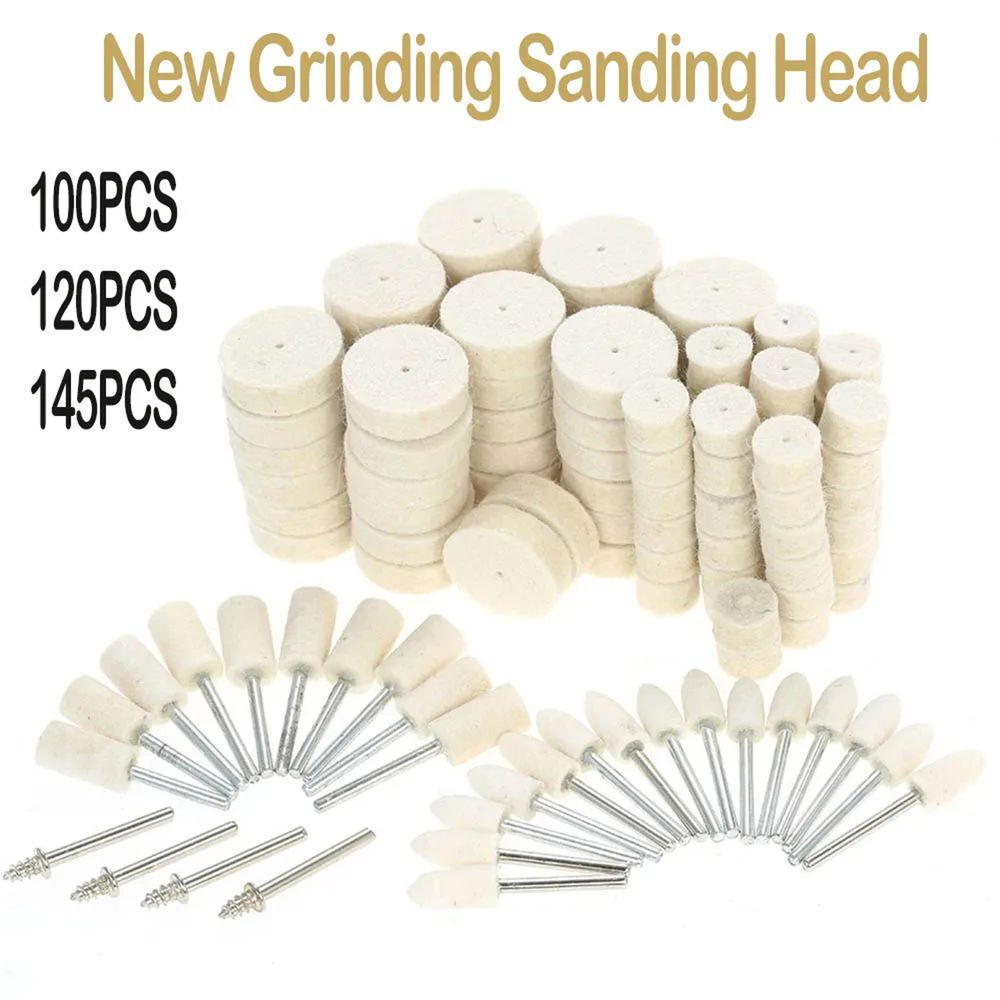 Wool Felt Polishing Wheel Set Rotary Tool Buffing Kit For Metal And Jewelry 4