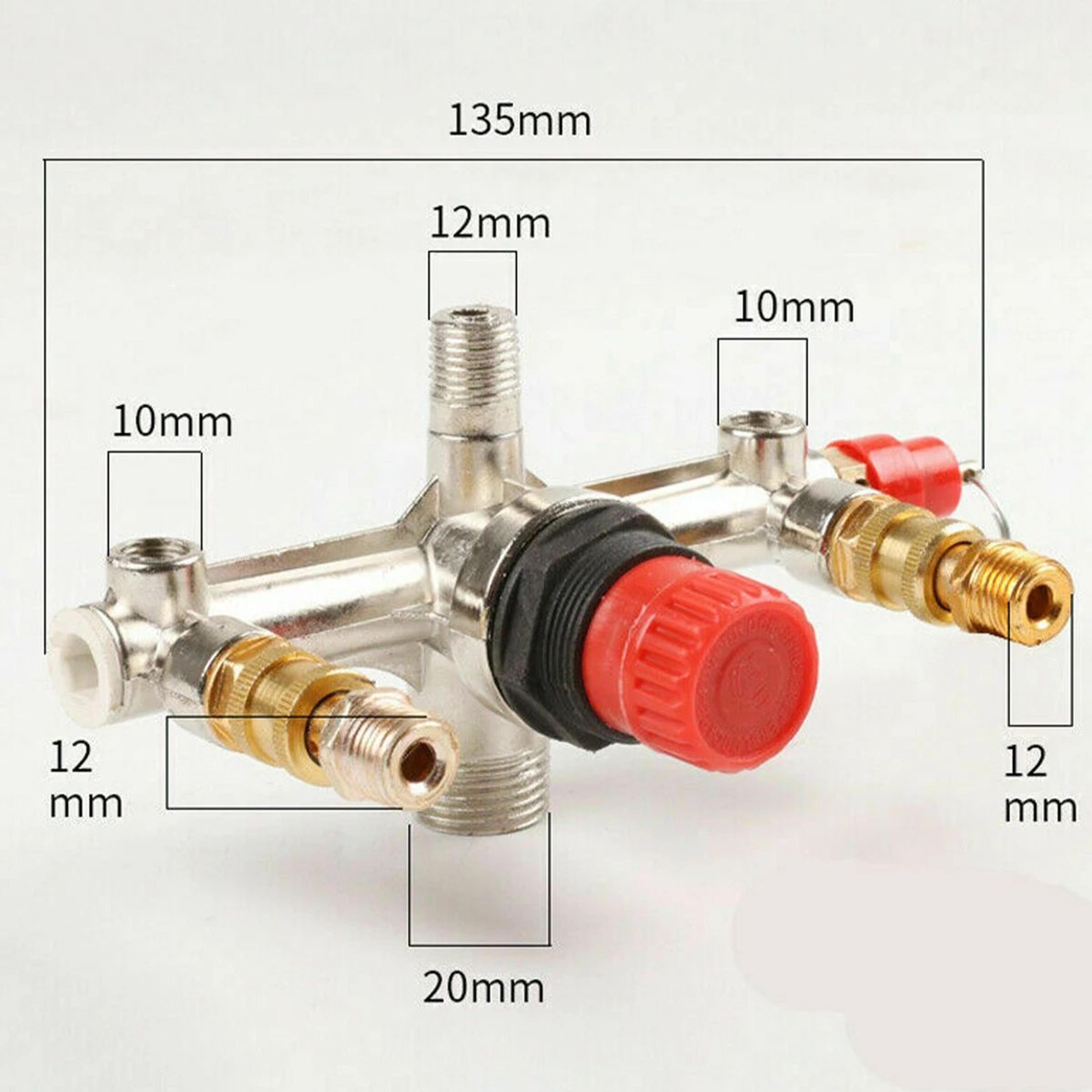 Air Compressor Pressure Switch Control Valve With Gauge And Regulator 3
