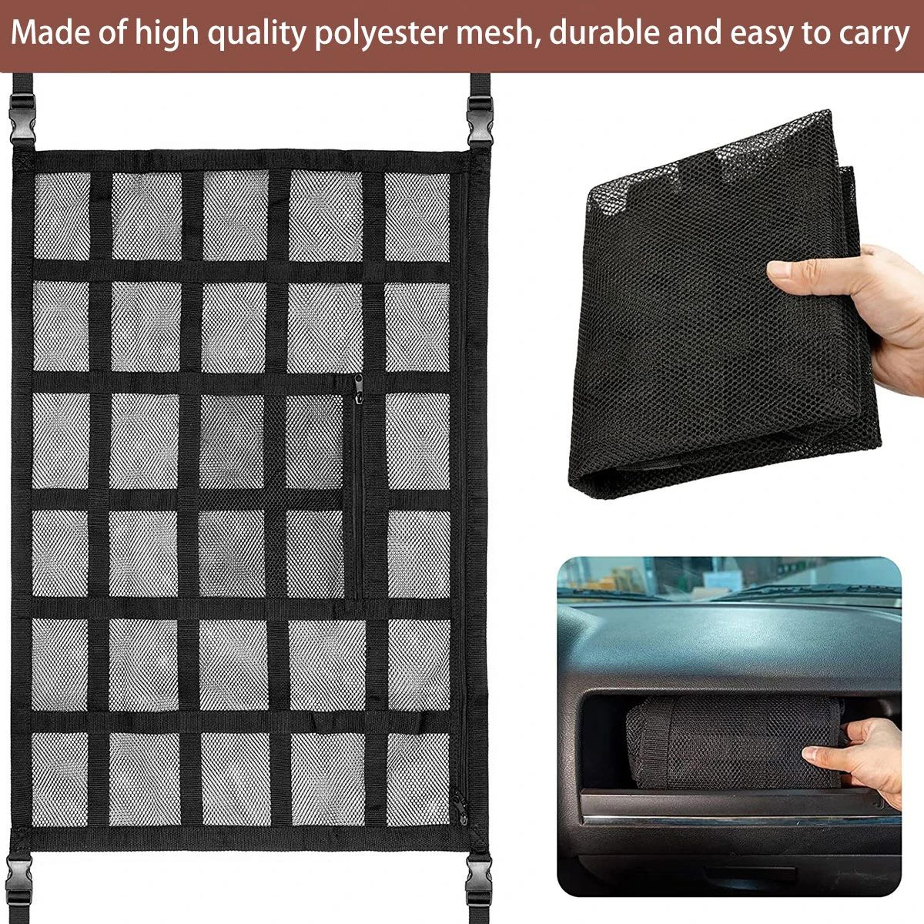 Car Roof Storage Net Organizer For Extra Space And Travel Storage 4