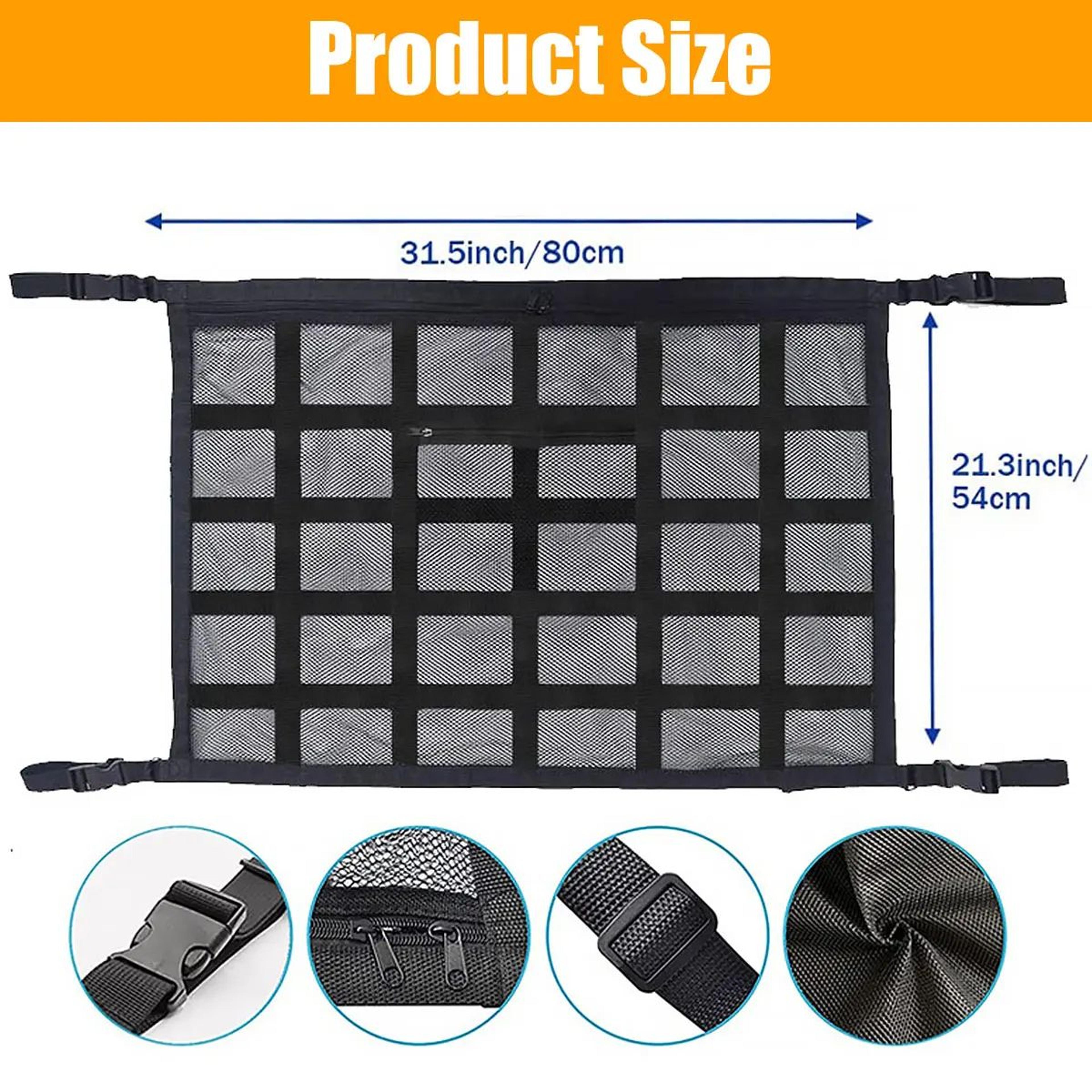 Car Roof Storage Net Organizer For Extra Space And Travel Storage 6